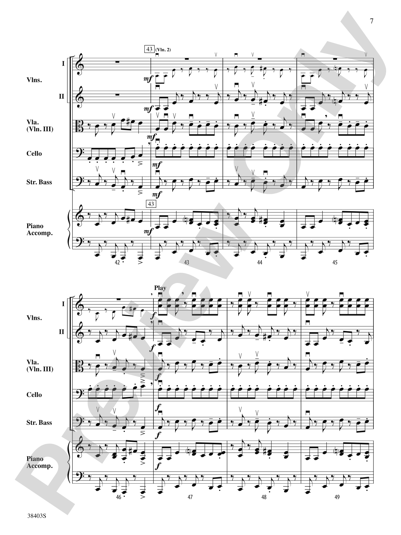 Hyperdrive: String Orchestra Conductor Score & Parts