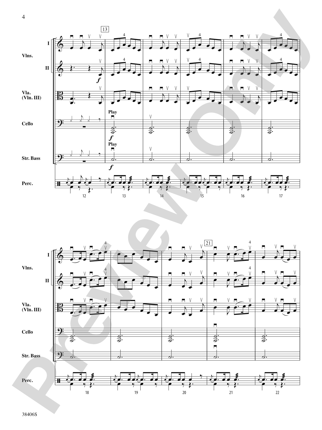 The Campbells are Coming: String Orchestra Conductor Score & Parts