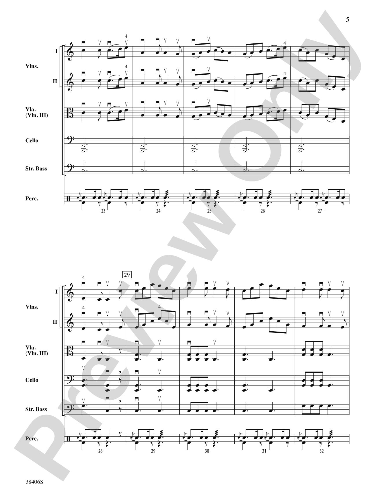 The Campbells are Coming: String Orchestra Conductor Score & Parts