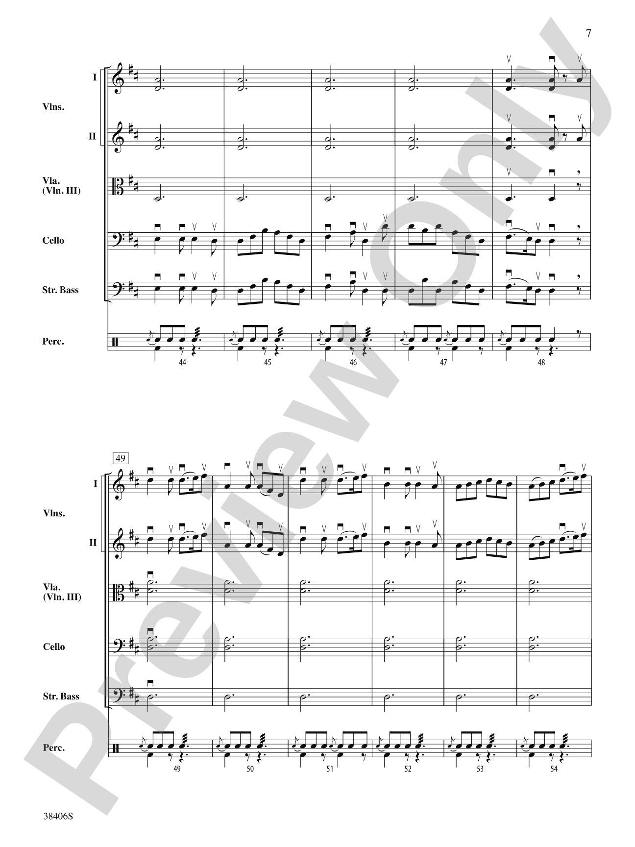 The Campbells are Coming: String Orchestra Conductor Score & Parts