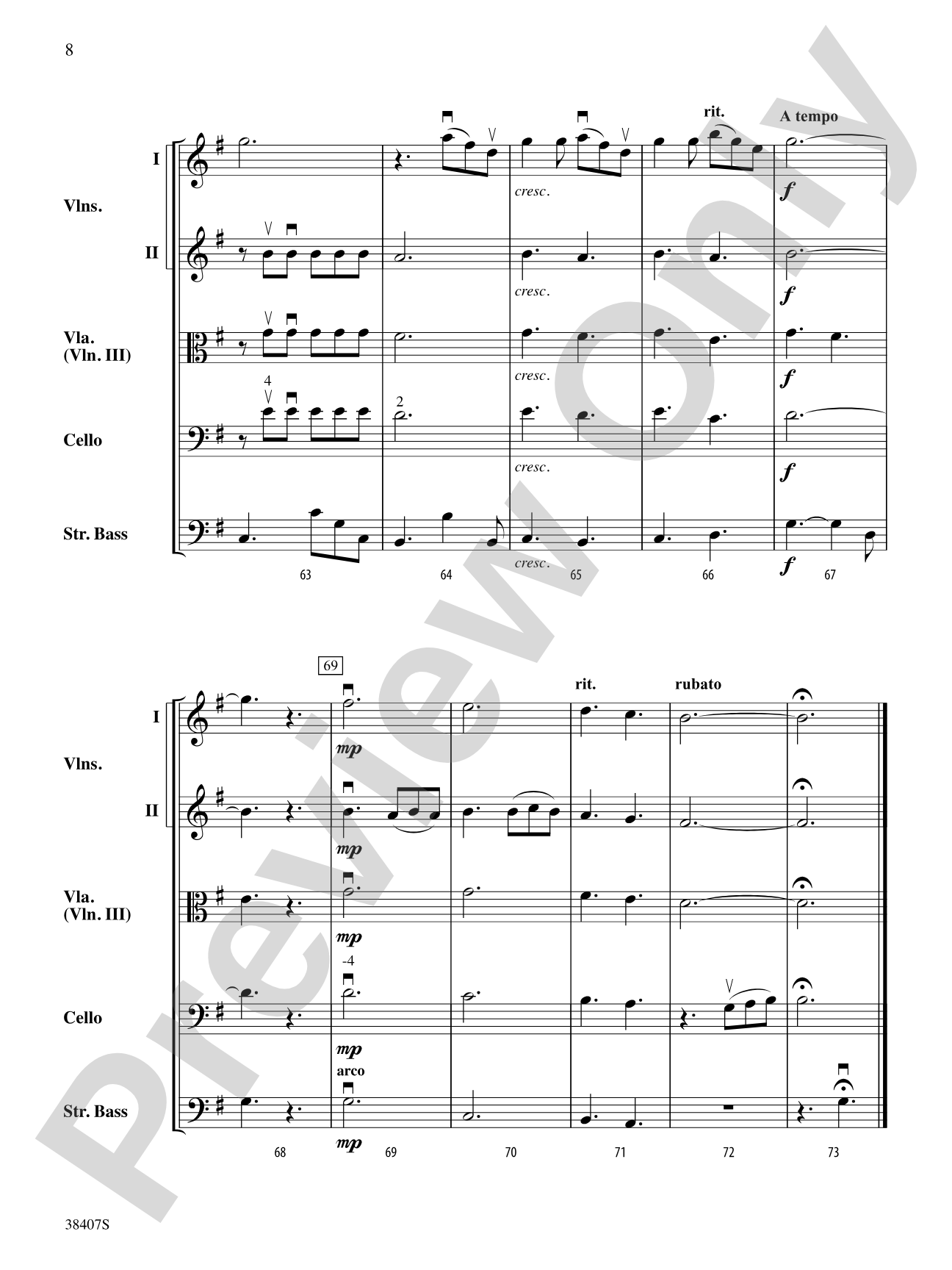 I've Gotta Be Me: String Orchestra Conductor Score & Parts