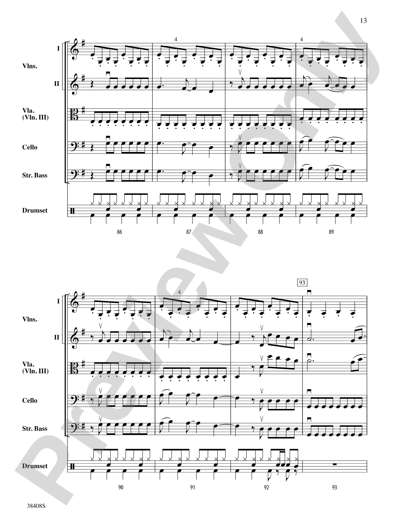 Firework: String Orchestra Conductor Score & Parts