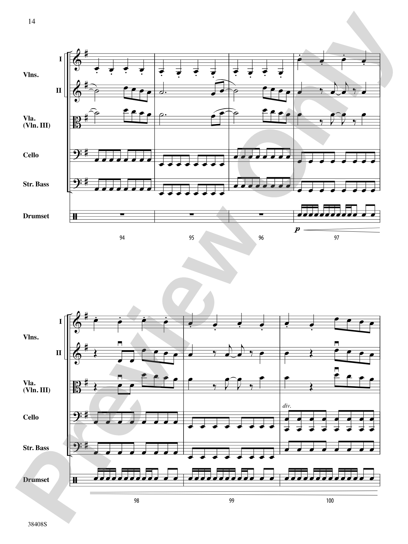 Firework: String Orchestra Conductor Score & Parts
