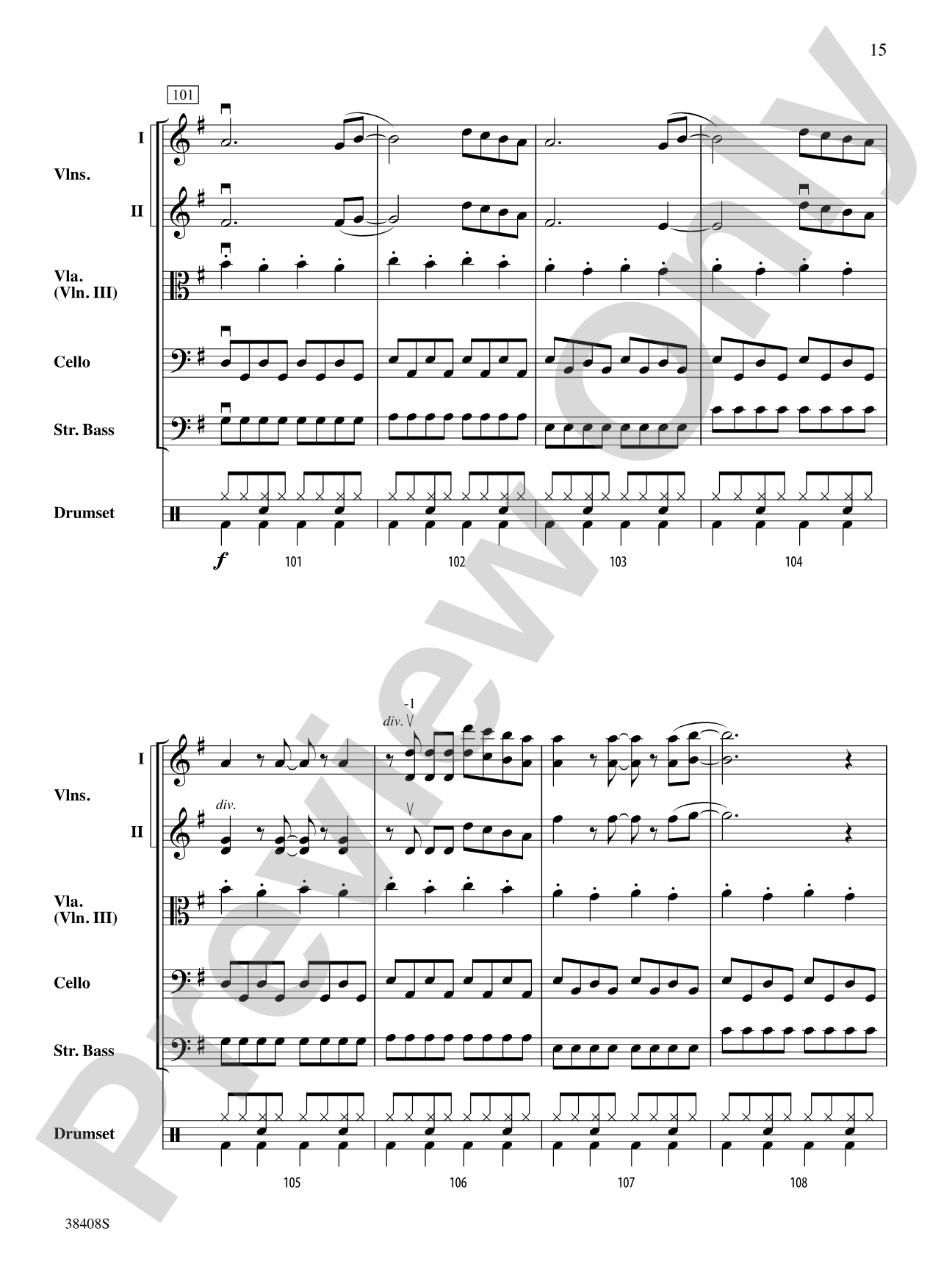 Firework: String Orchestra Conductor Score & Parts