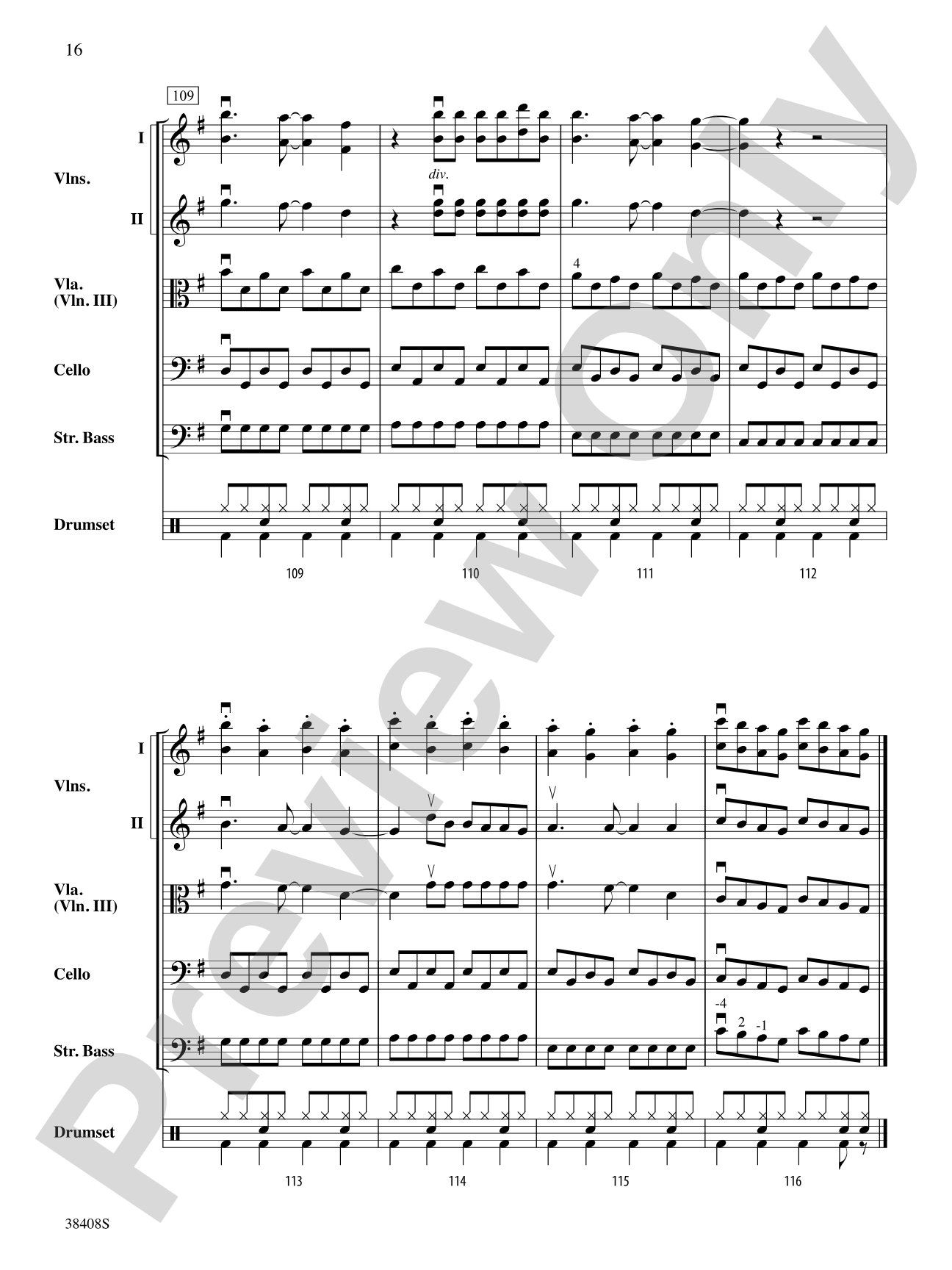 Firework: String Orchestra Conductor Score & Parts