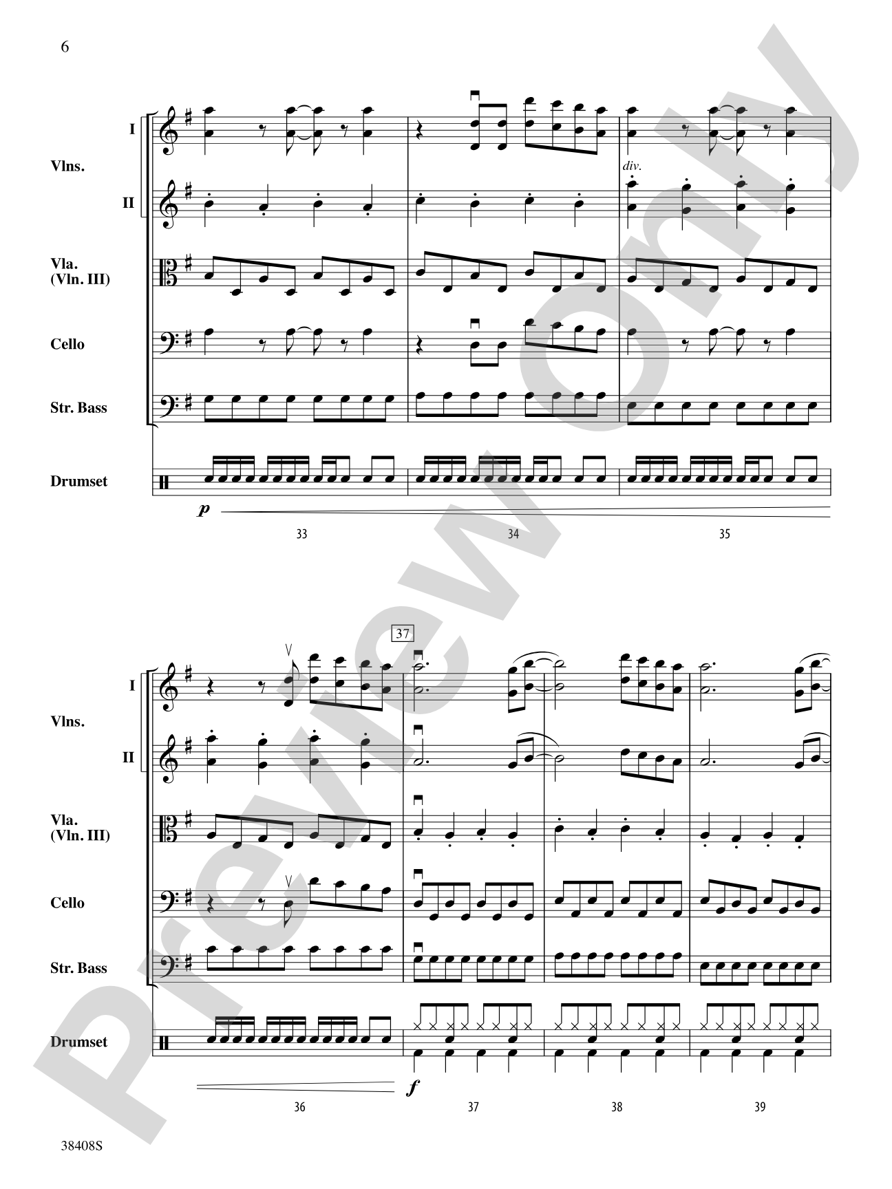 Firework: String Orchestra Conductor Score & Parts