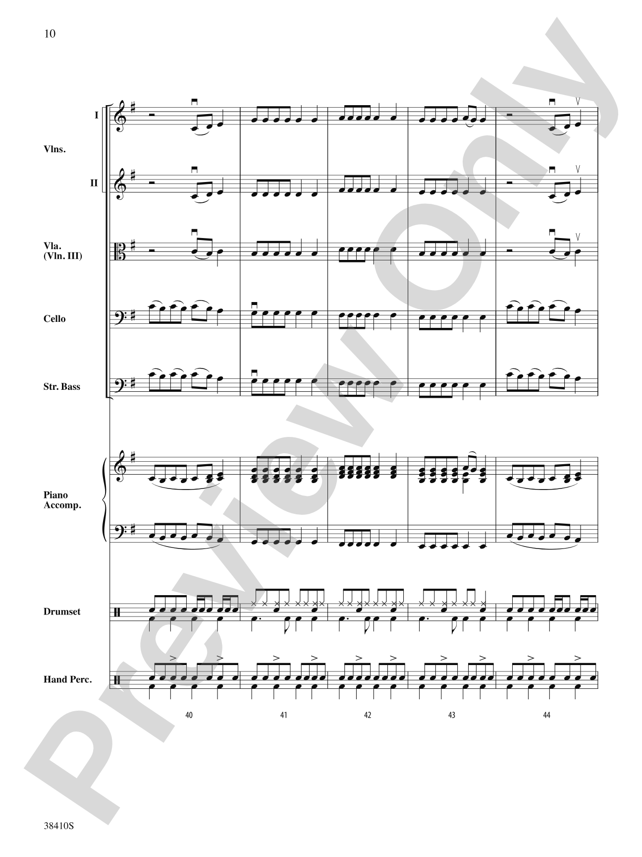 Any Way You Want It: String Orchestra Conductor Score & Parts