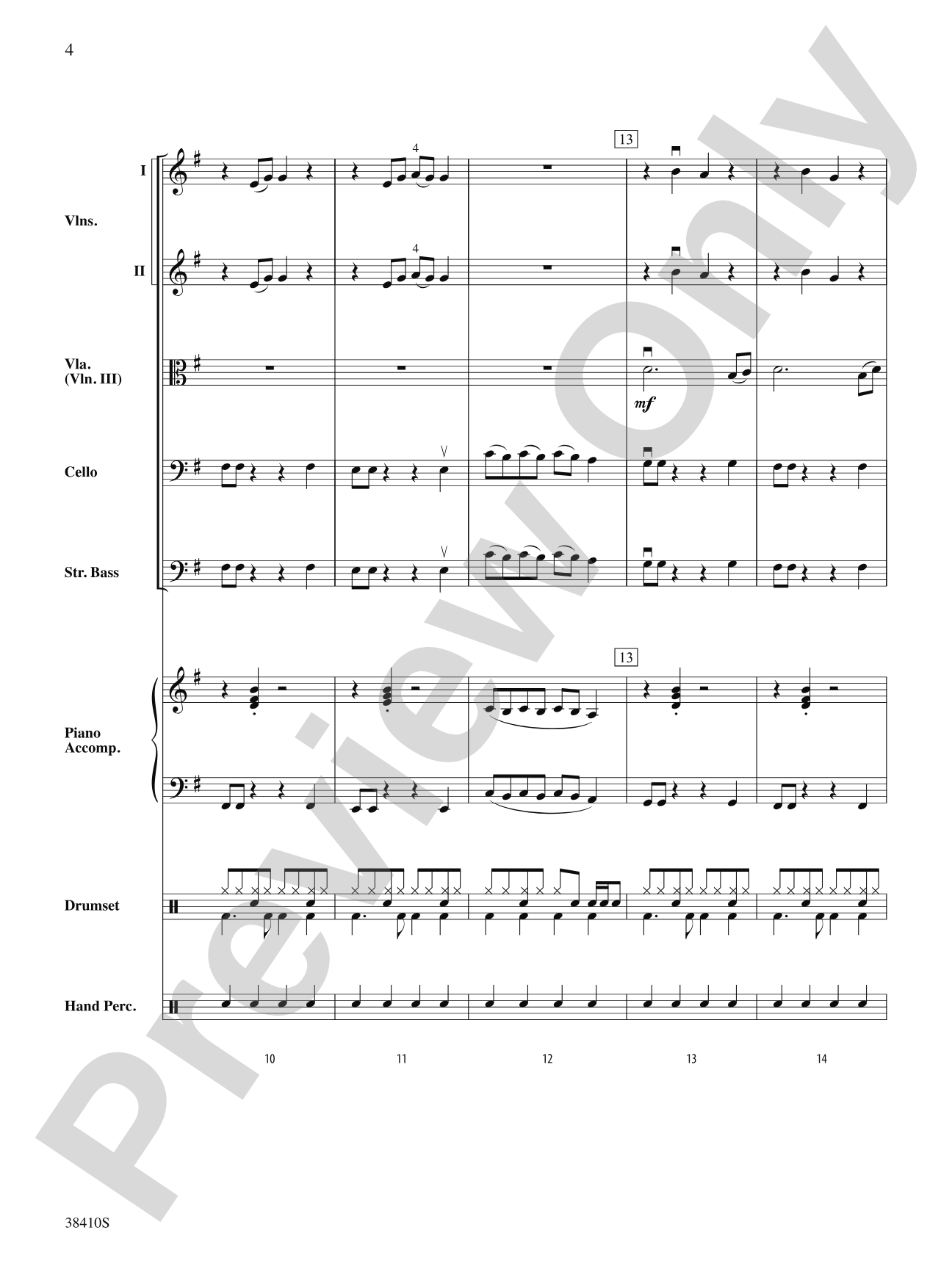 Any Way You Want It: String Orchestra Conductor Score & Parts