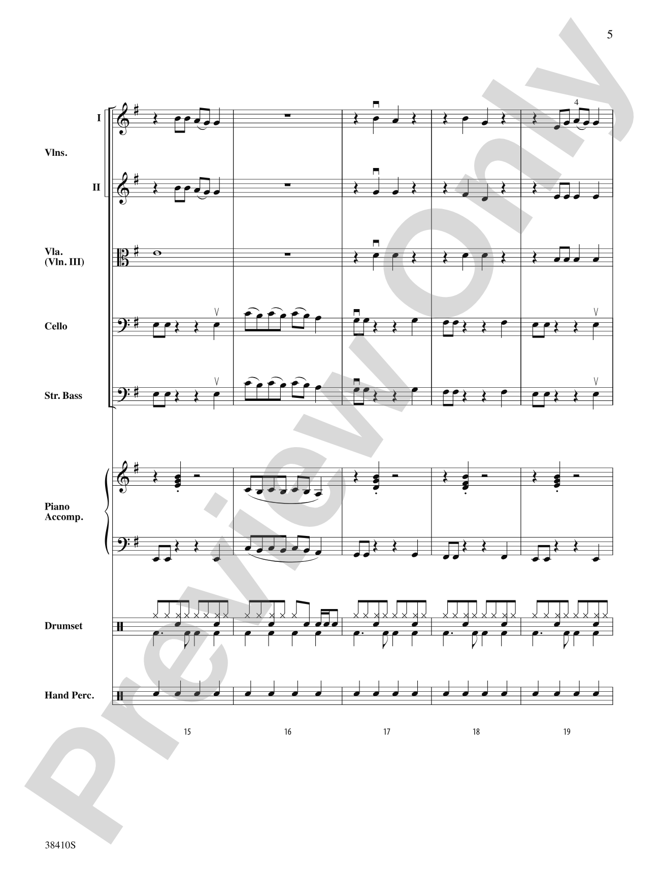 Any Way You Want It: String Orchestra Conductor Score & Parts