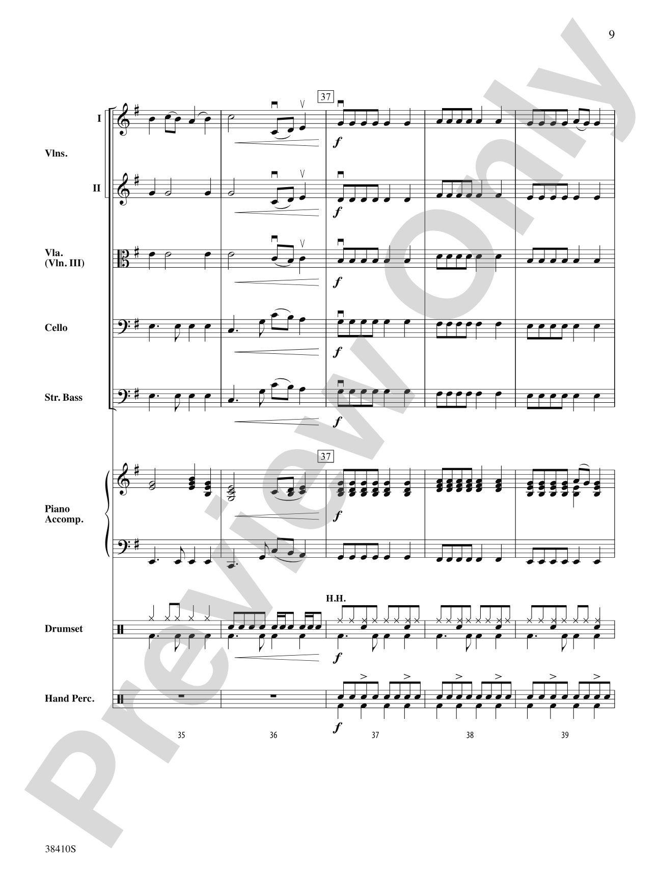 Any Way You Want It: String Orchestra Conductor Score & Parts