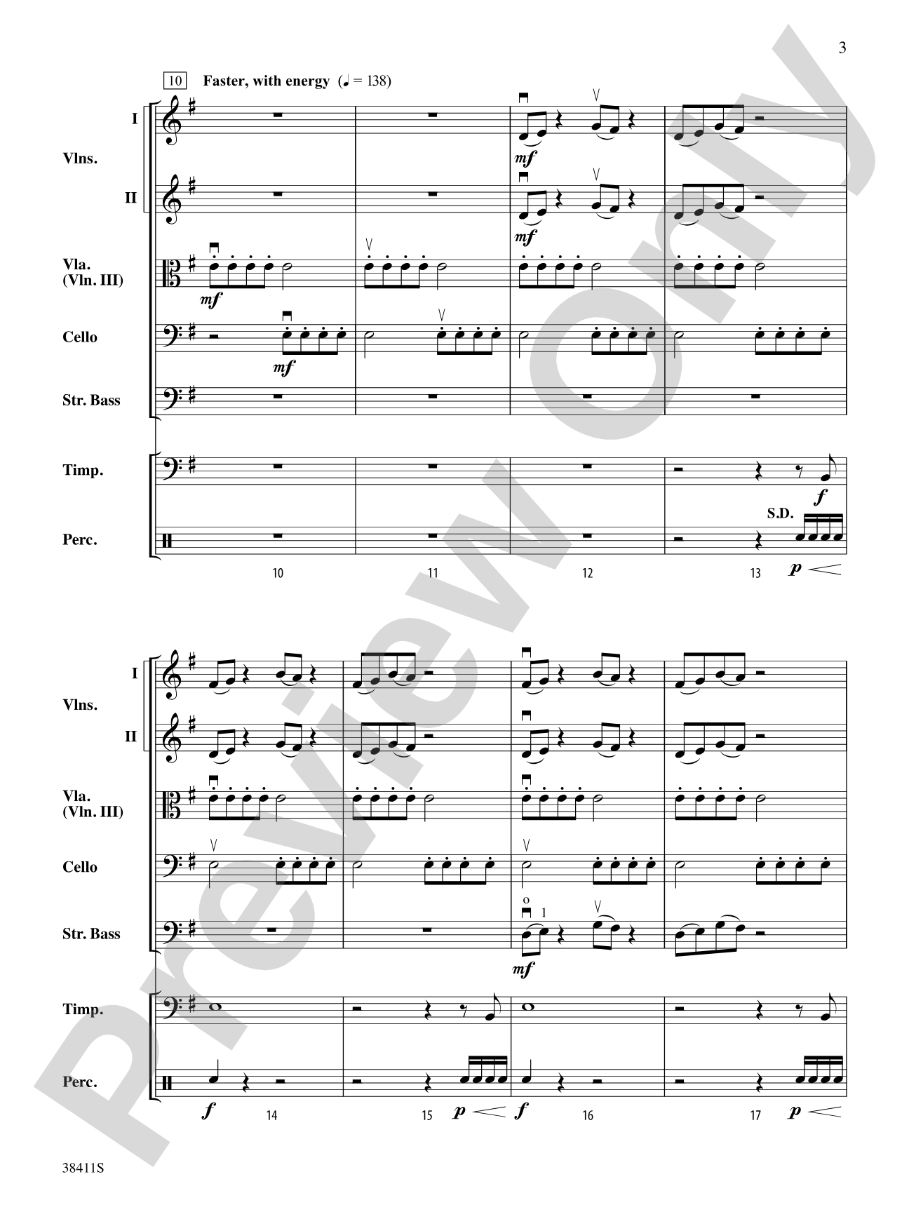 Crusade: String Orchestra Conductor Score & Parts