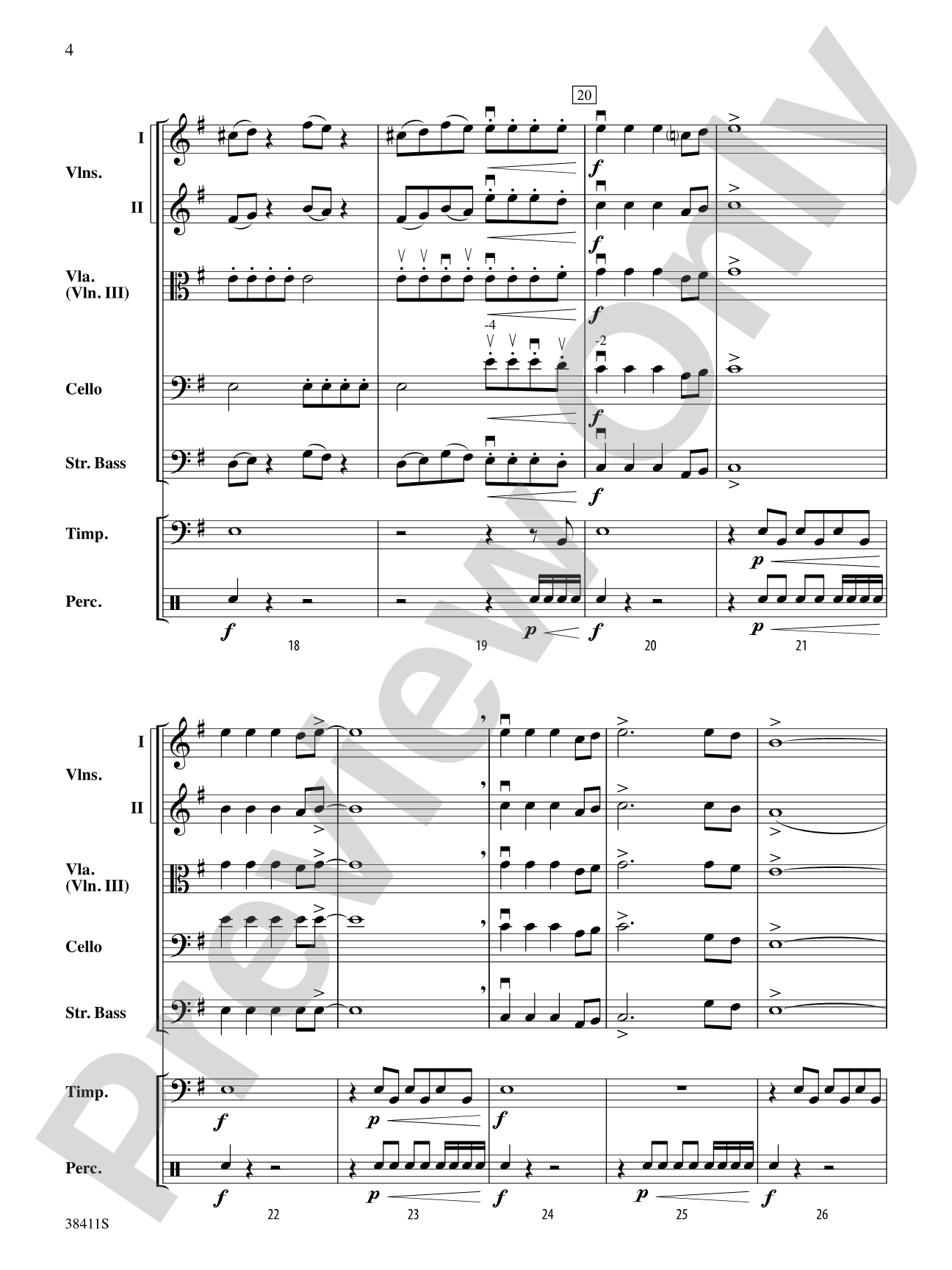 Crusade: String Orchestra Conductor Score & Parts