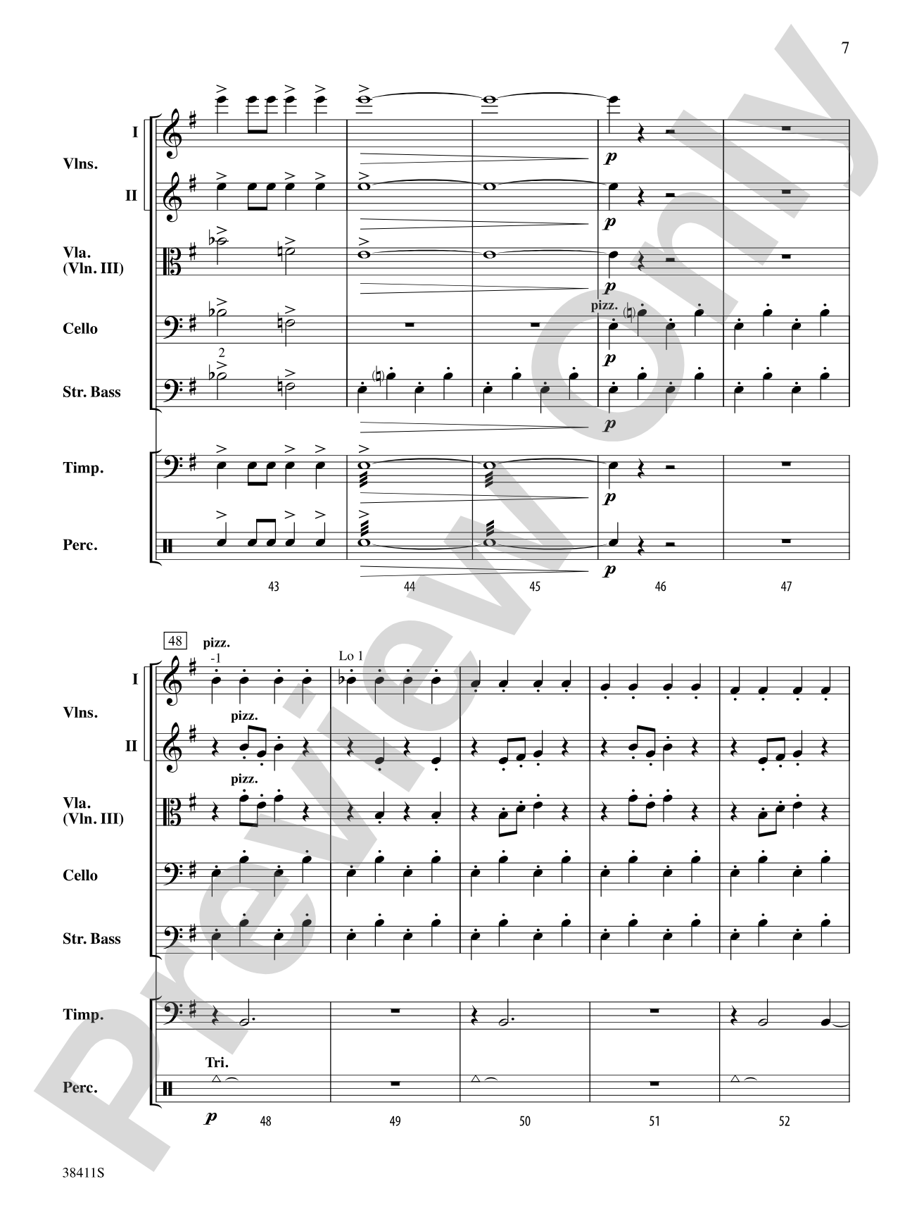 Crusade: String Orchestra Conductor Score & Parts