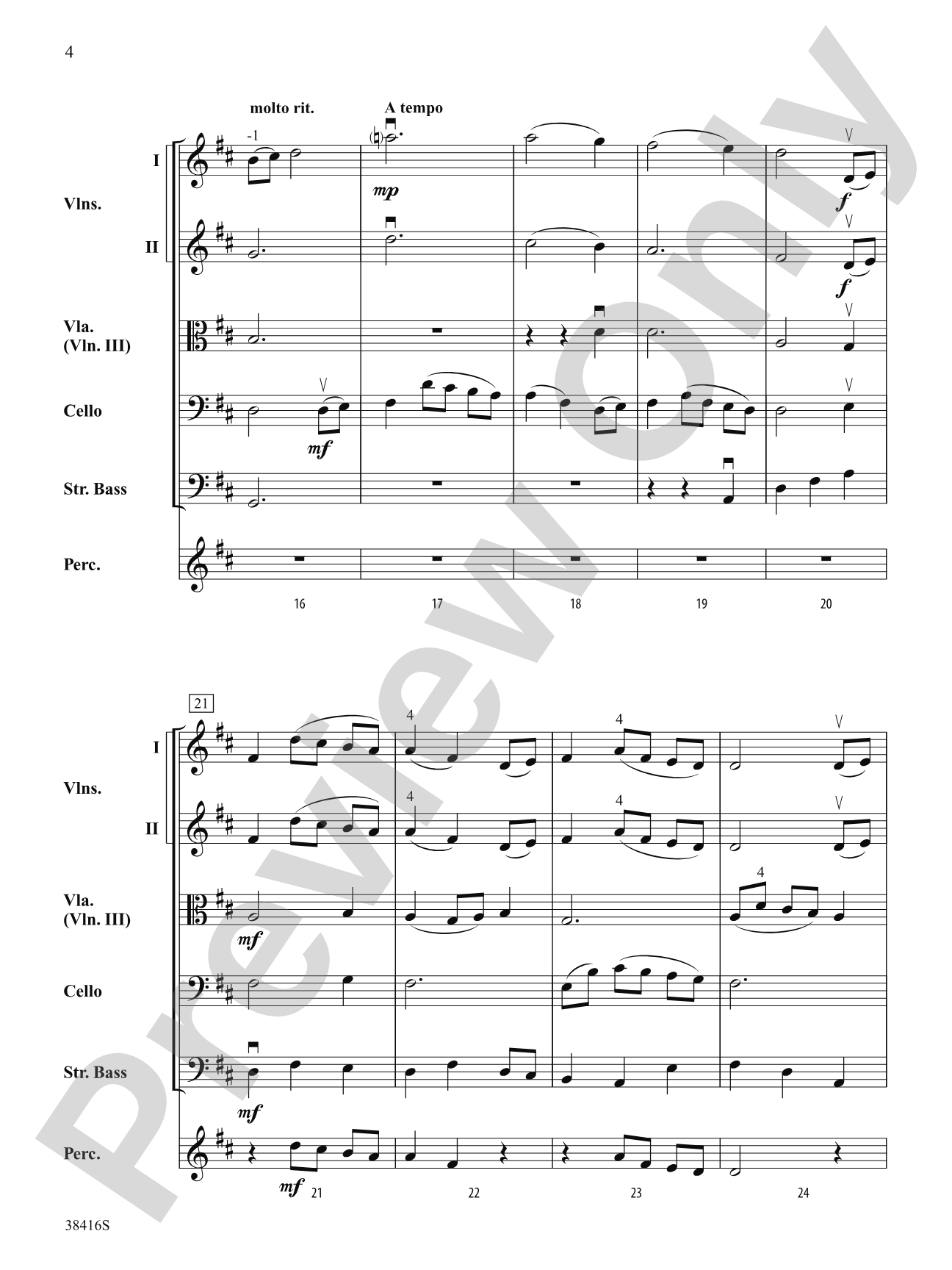 The Last Rose of Summer: Score