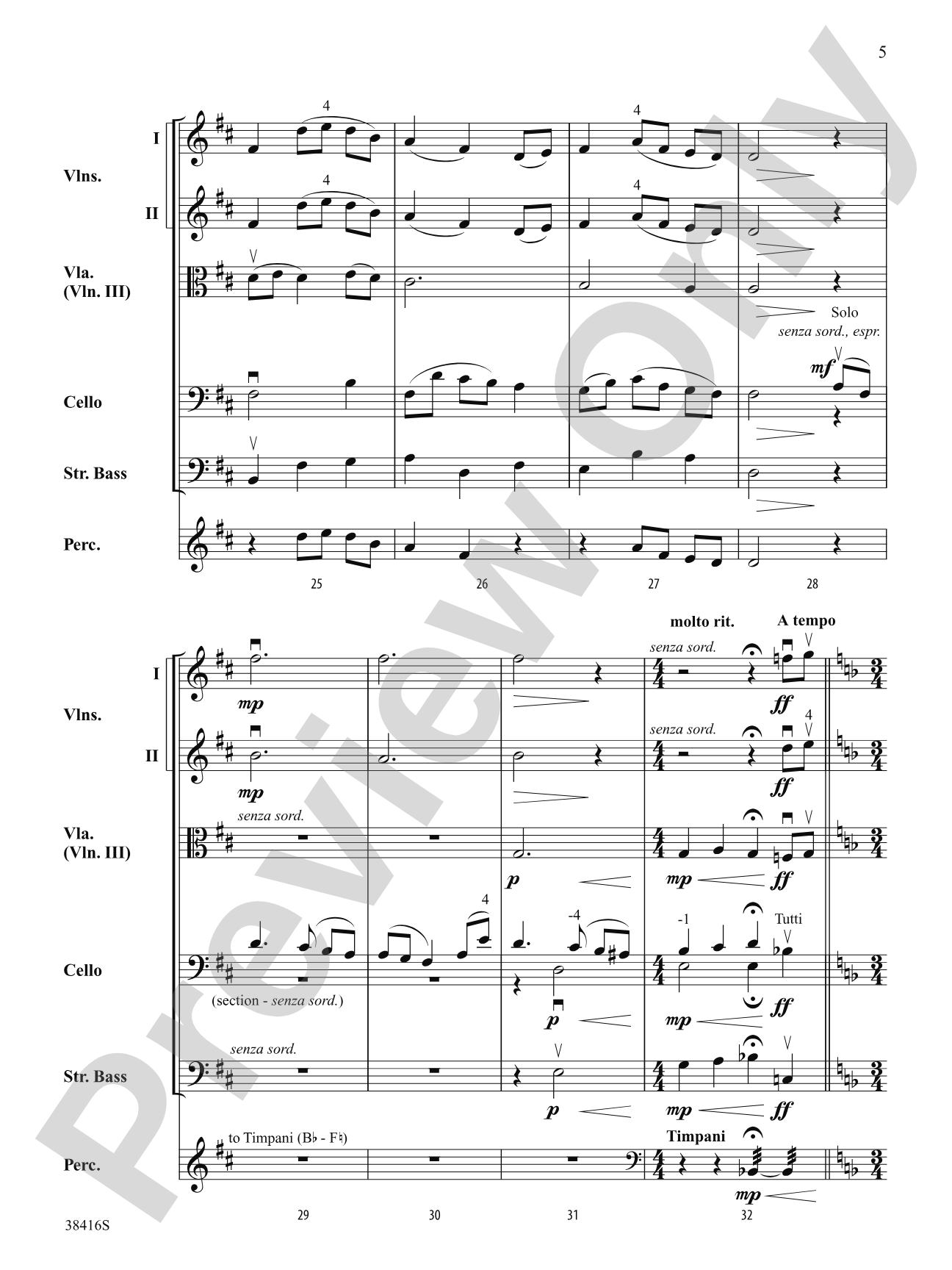 The Last Rose of Summer: Score