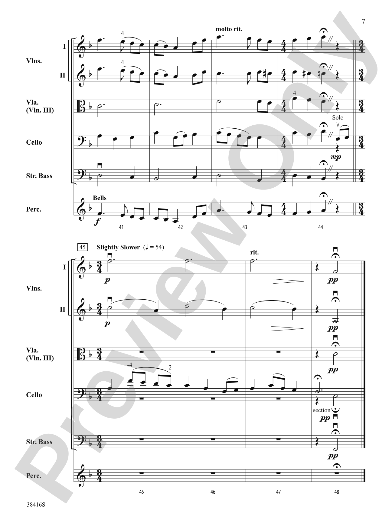 The Last Rose of Summer: Score