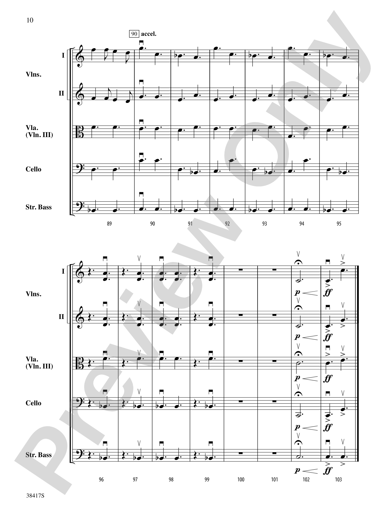 Themes from St. Paul's Suite: String Orchestra Conductor Score & Parts