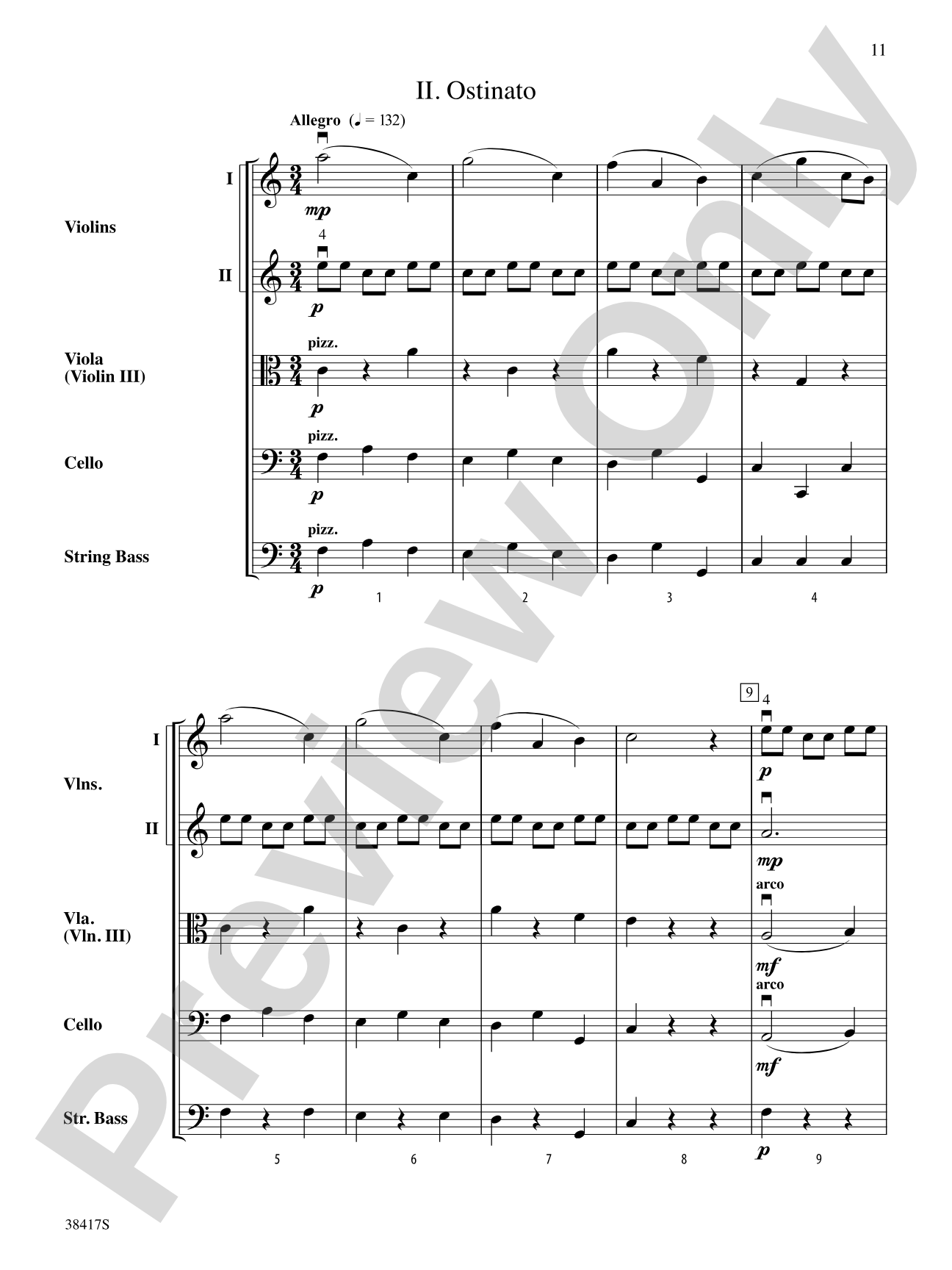 Themes from St. Paul's Suite: String Orchestra Conductor Score & Parts