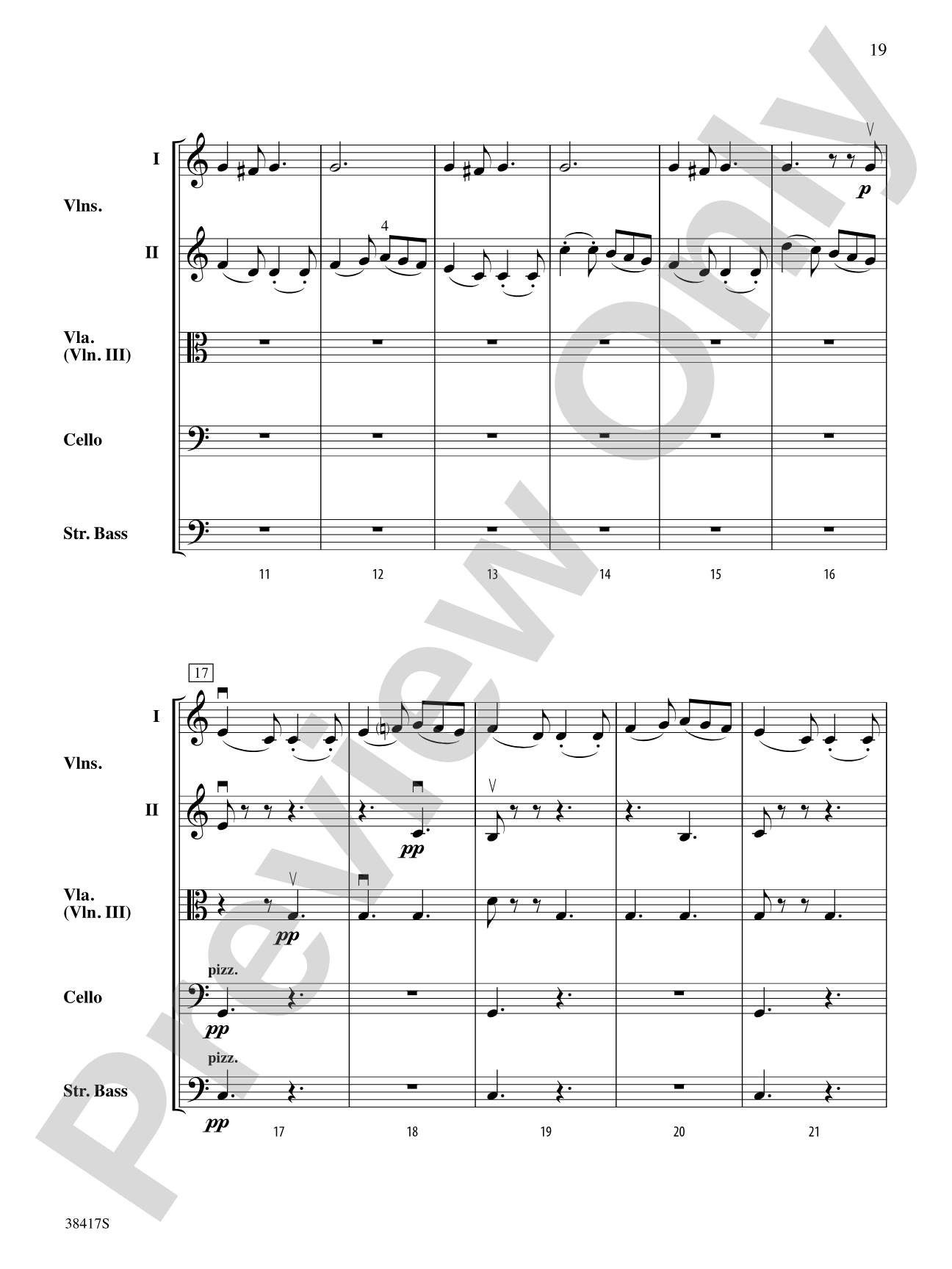 Themes from St. Paul's Suite: String Orchestra Conductor Score & Parts