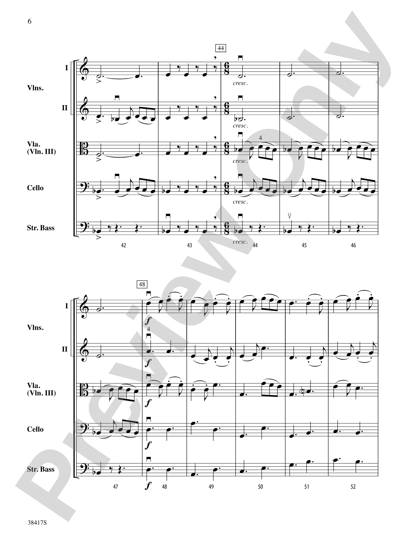 Themes from St. Paul's Suite: String Orchestra Conductor Score & Parts