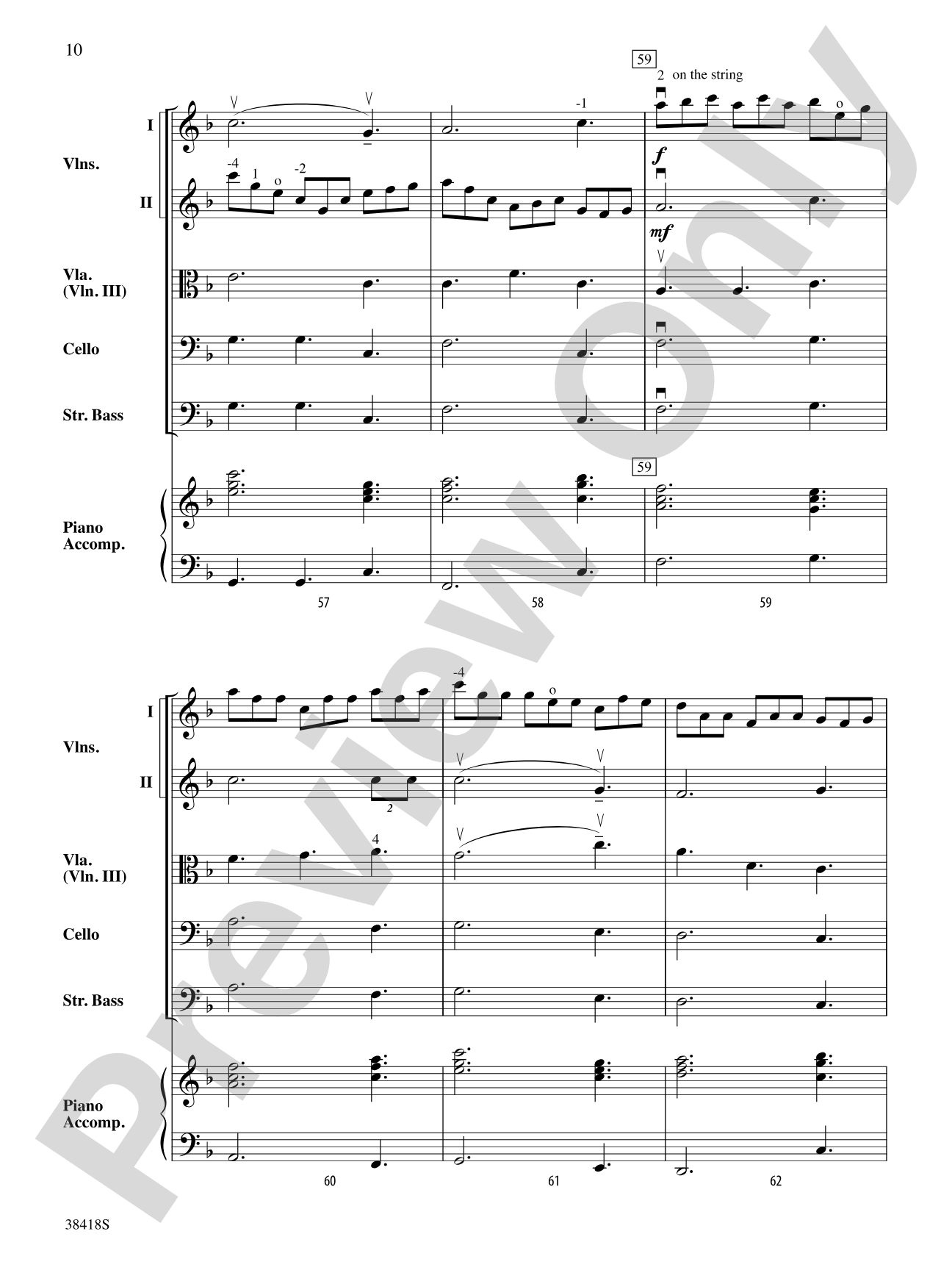 Return to Skye: String Orchestra Conductor Score & Parts