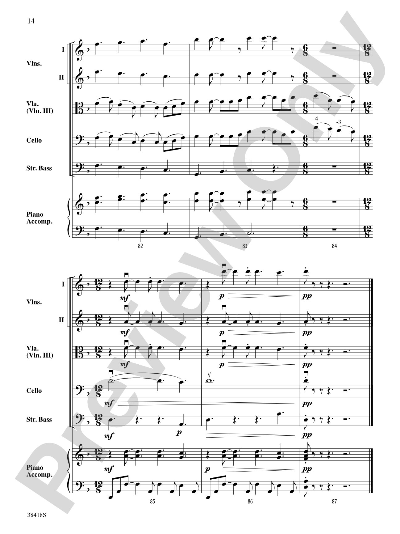 Return to Skye: String Orchestra Conductor Score & Parts