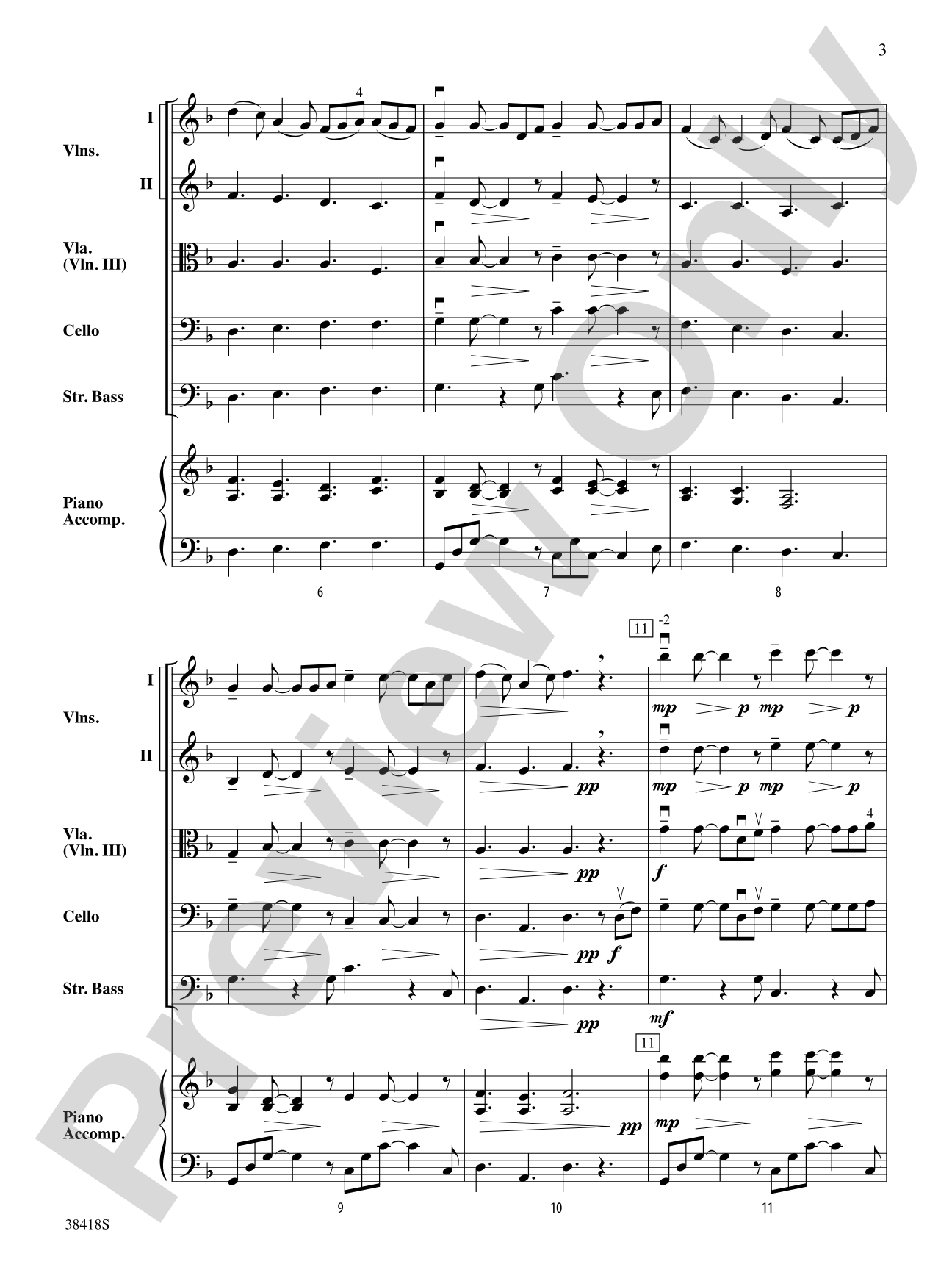 Return to Skye: String Orchestra Conductor Score & Parts