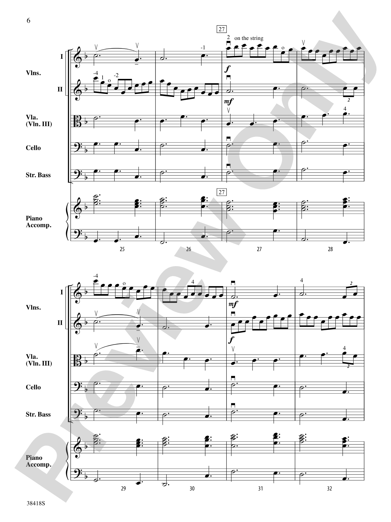 Return to Skye: String Orchestra Conductor Score & Parts