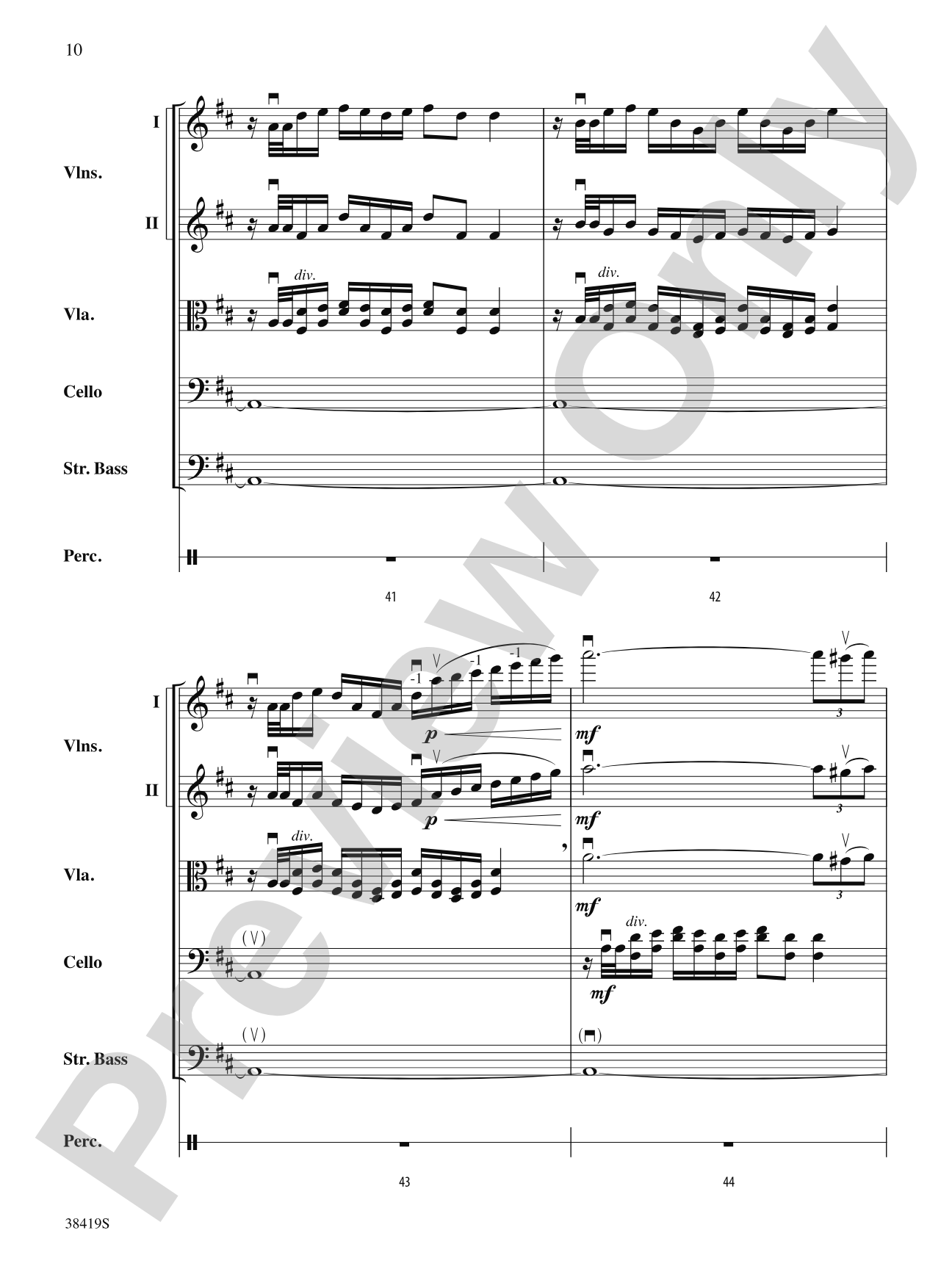 Highlights from the 1812 Overture: Score