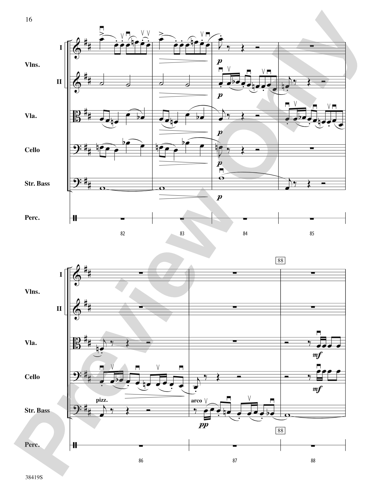 Highlights from the 1812 Overture: Score