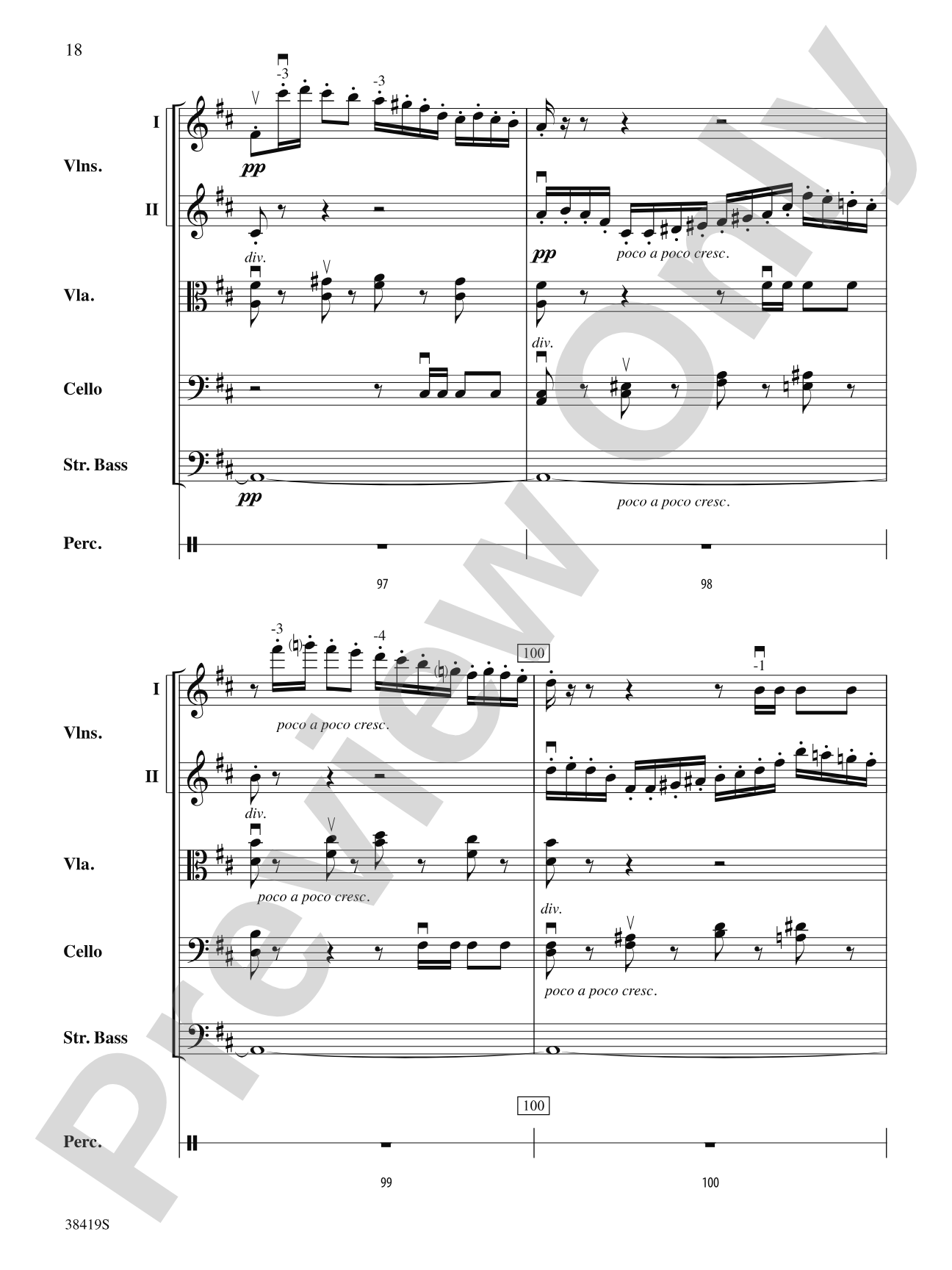 Highlights from the 1812 Overture: Score