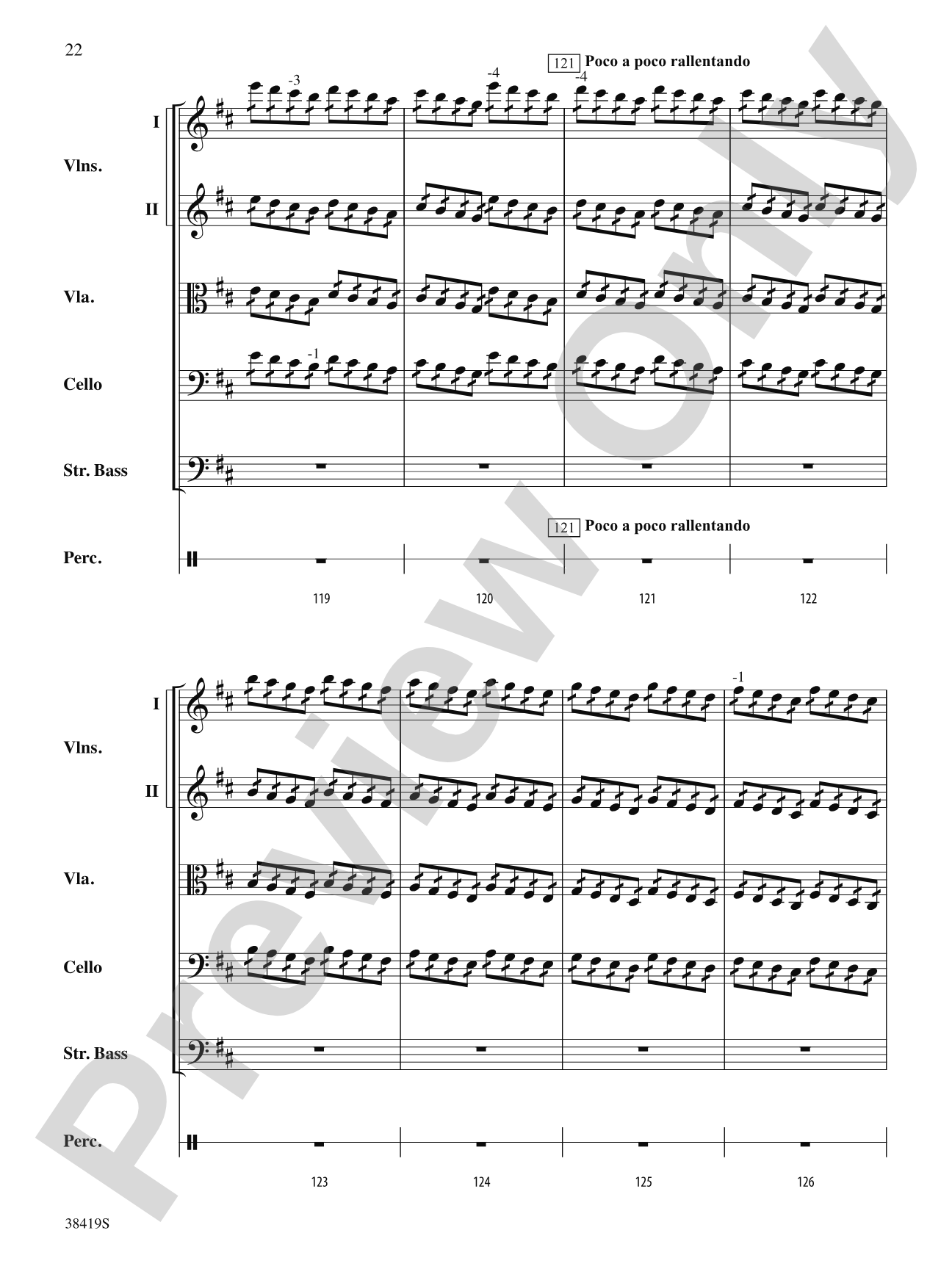 Highlights from the 1812 Overture: Score
