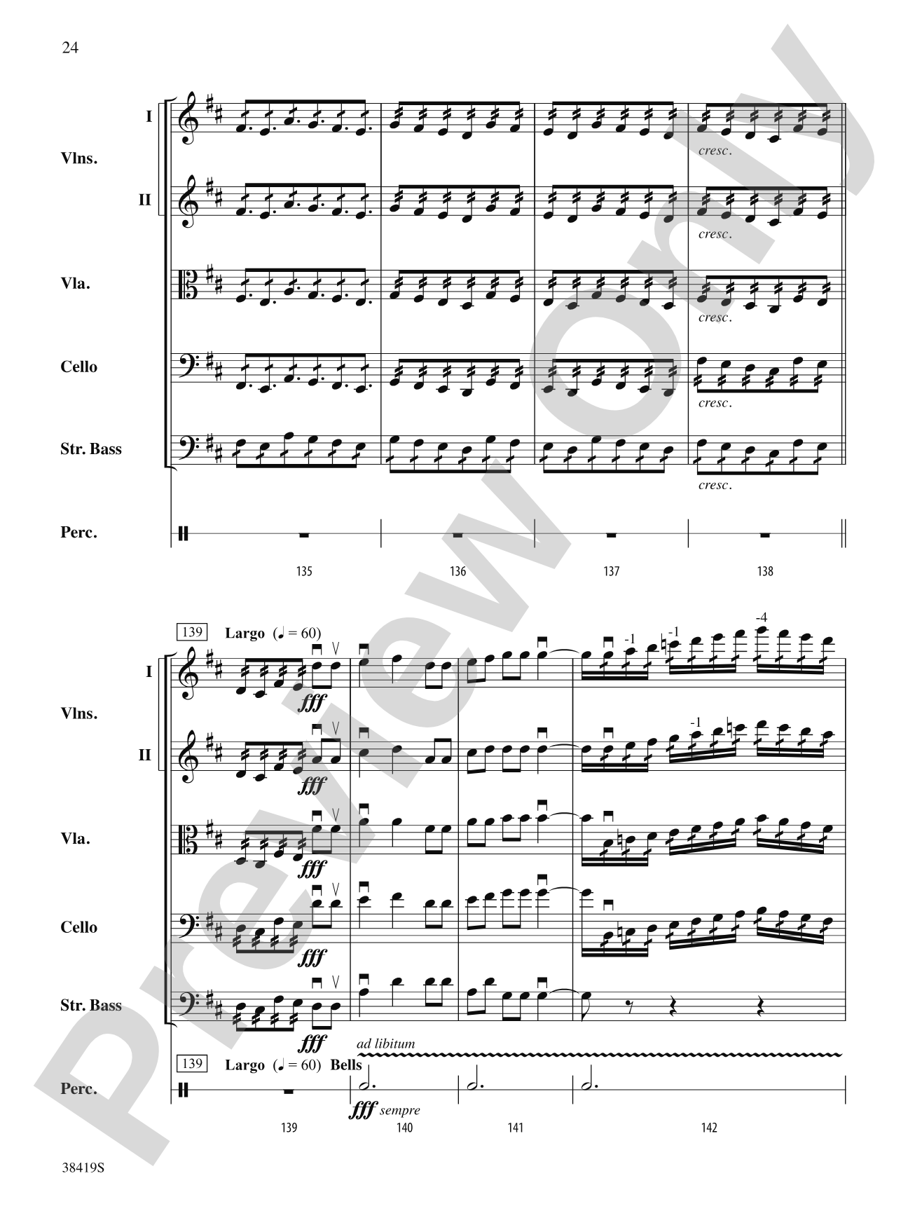 Highlights from the 1812 Overture: Score