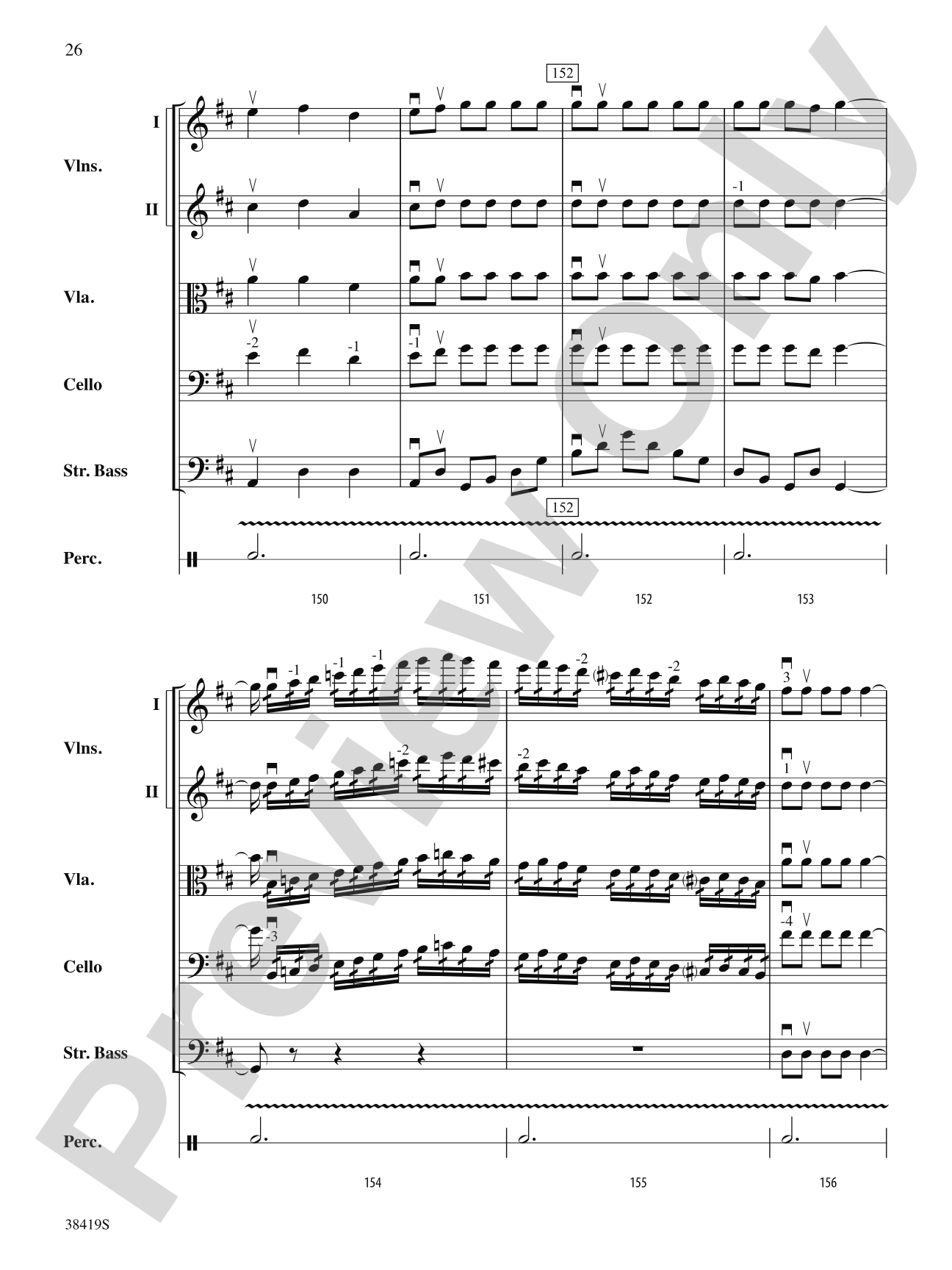 Highlights from the 1812 Overture: Score