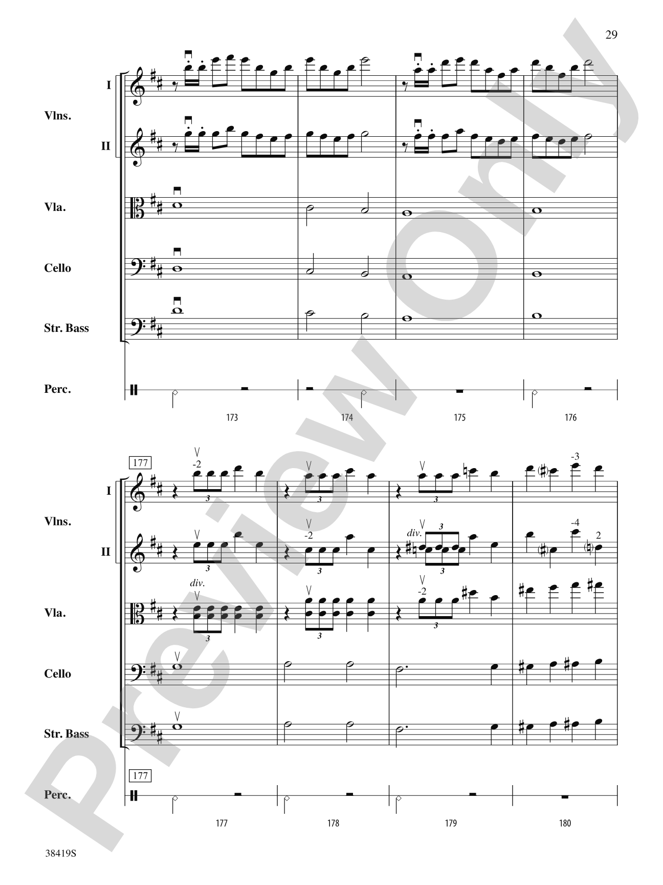 Highlights from the 1812 Overture: Score