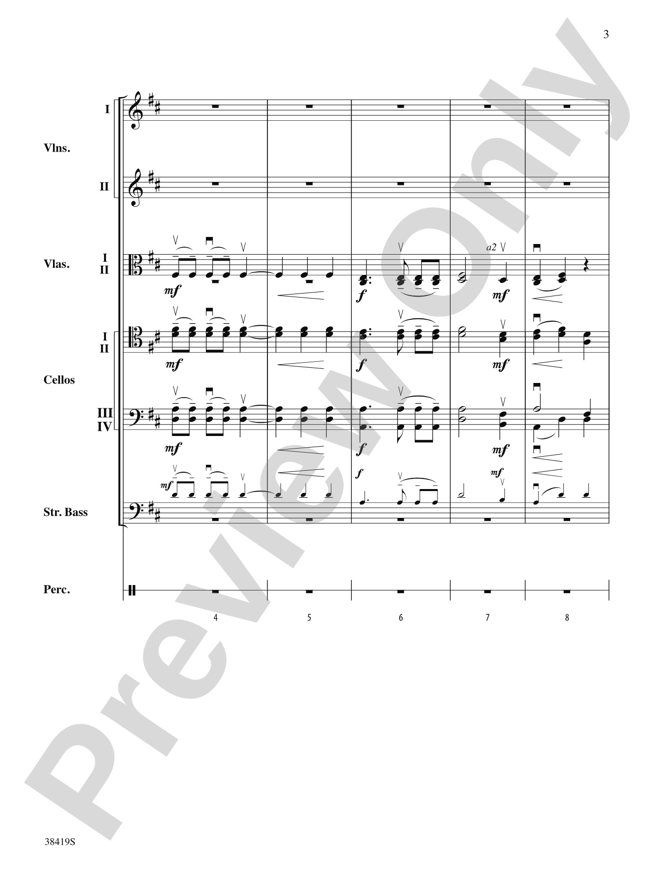 Highlights from the 1812 Overture: Score