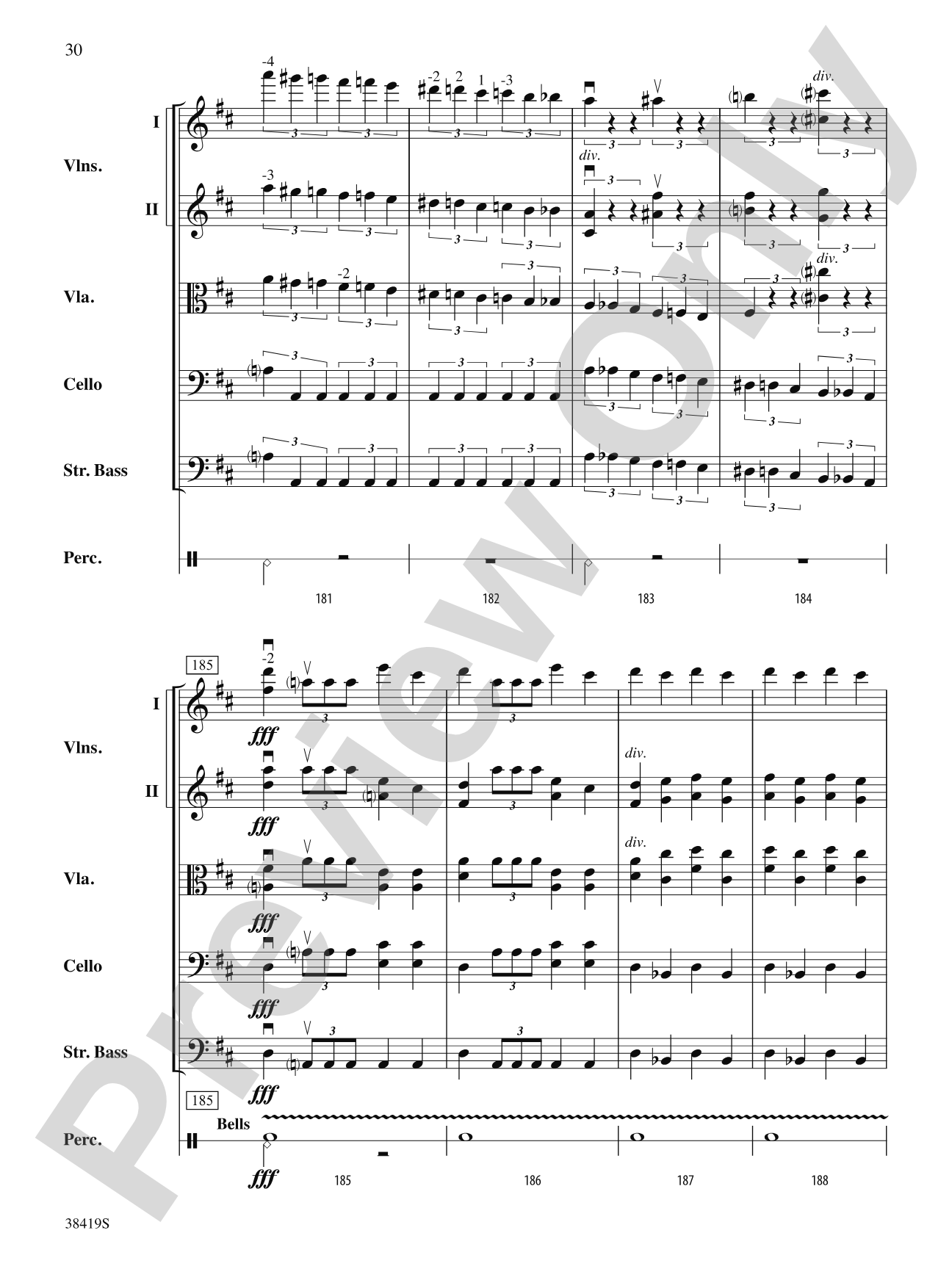 Highlights from the 1812 Overture: Score