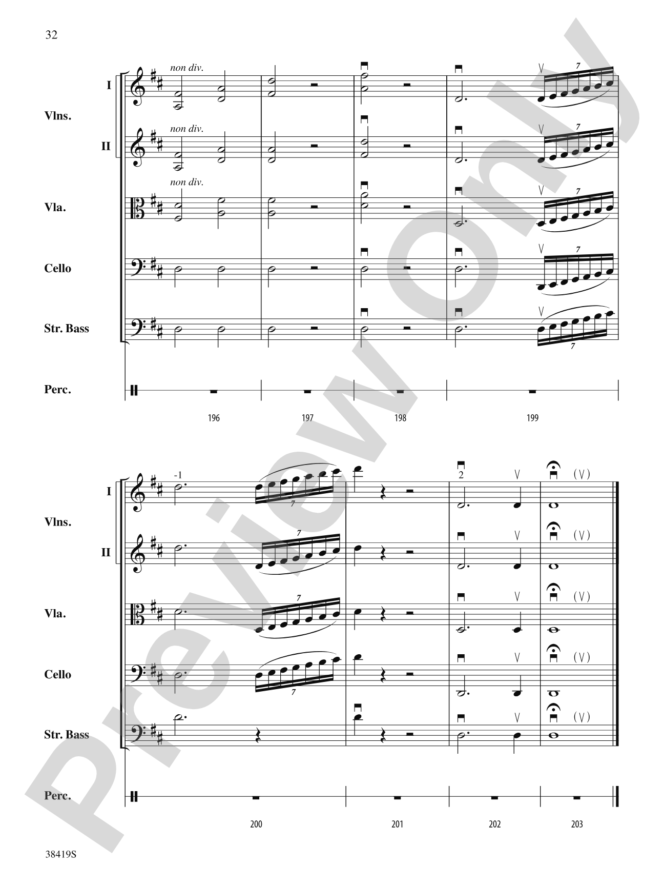 Highlights from the 1812 Overture: Score
