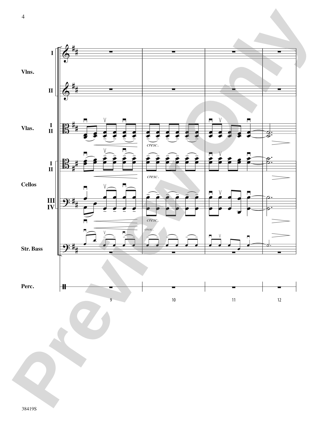 Highlights from the 1812 Overture: Score