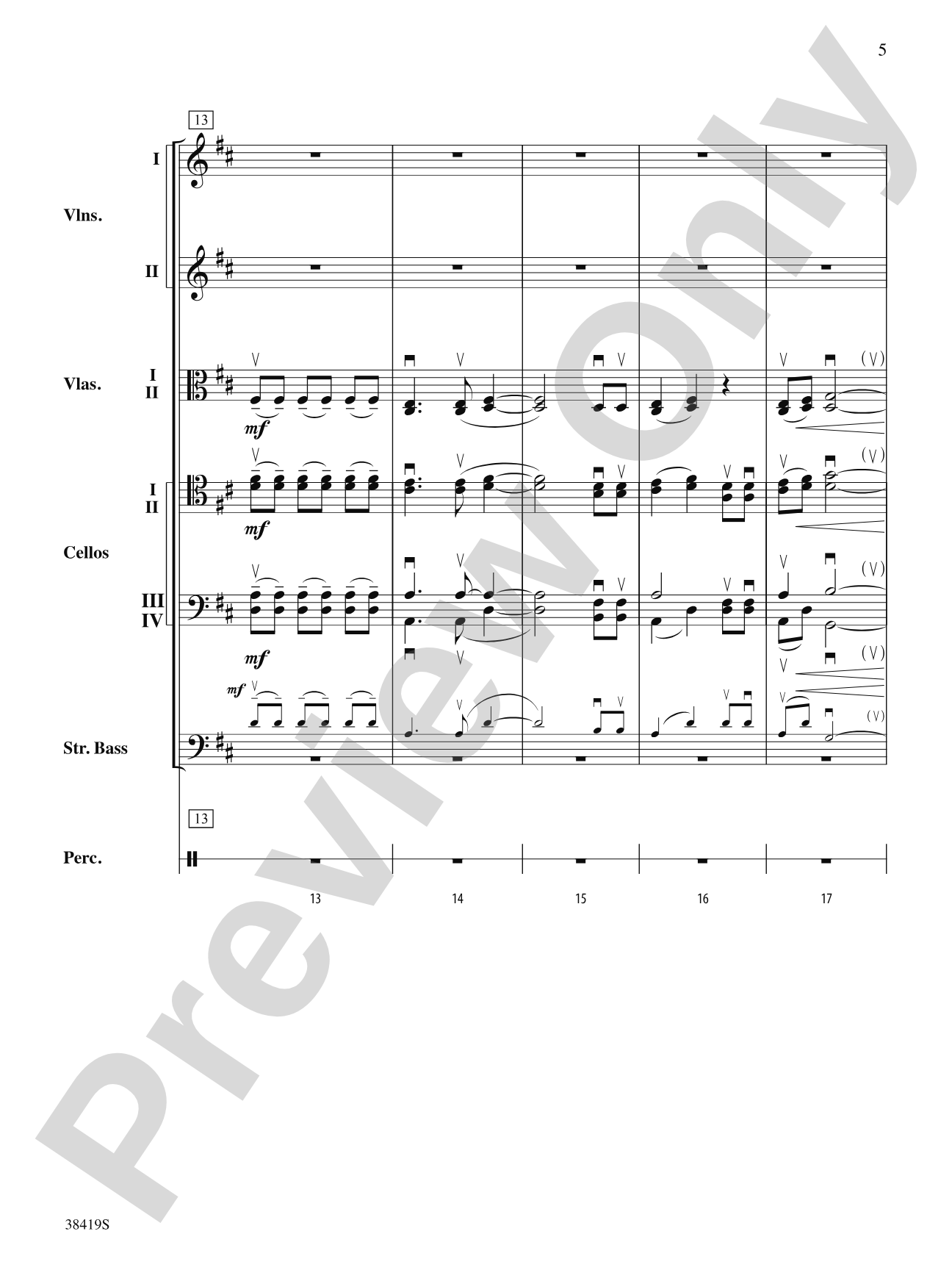 Highlights from the 1812 Overture: Score