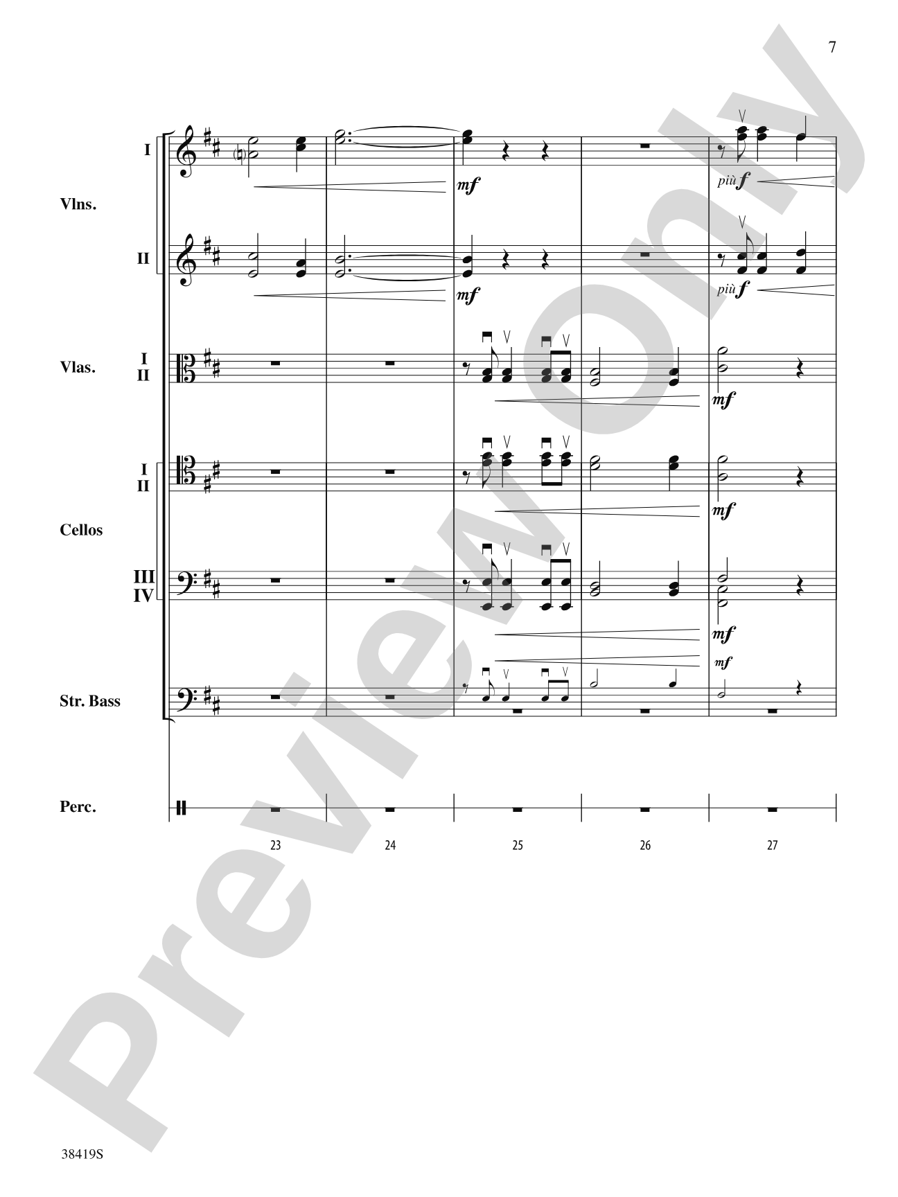 Highlights from the 1812 Overture: Score