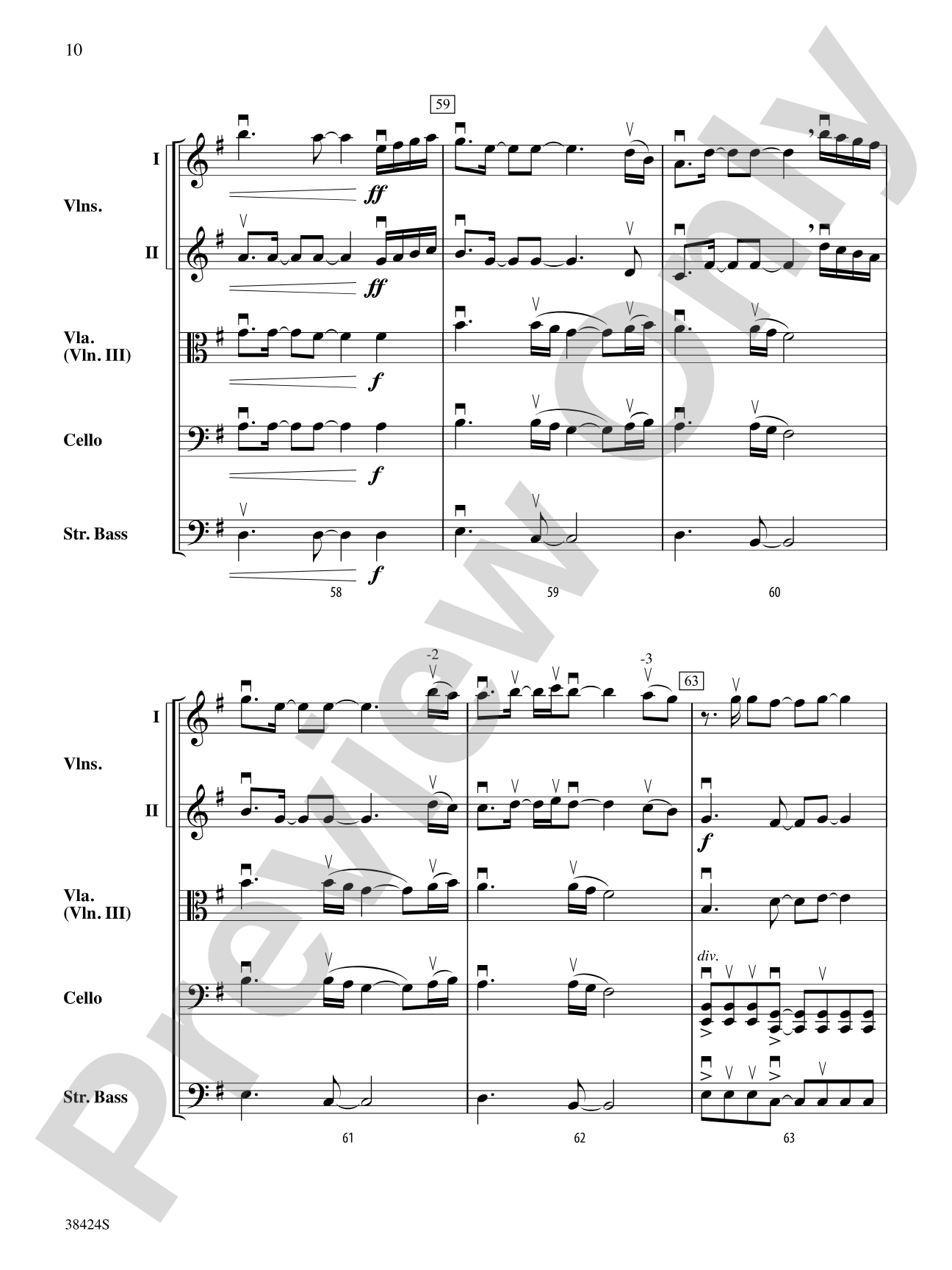 My Immortal: String Orchestra Conductor Score & Parts