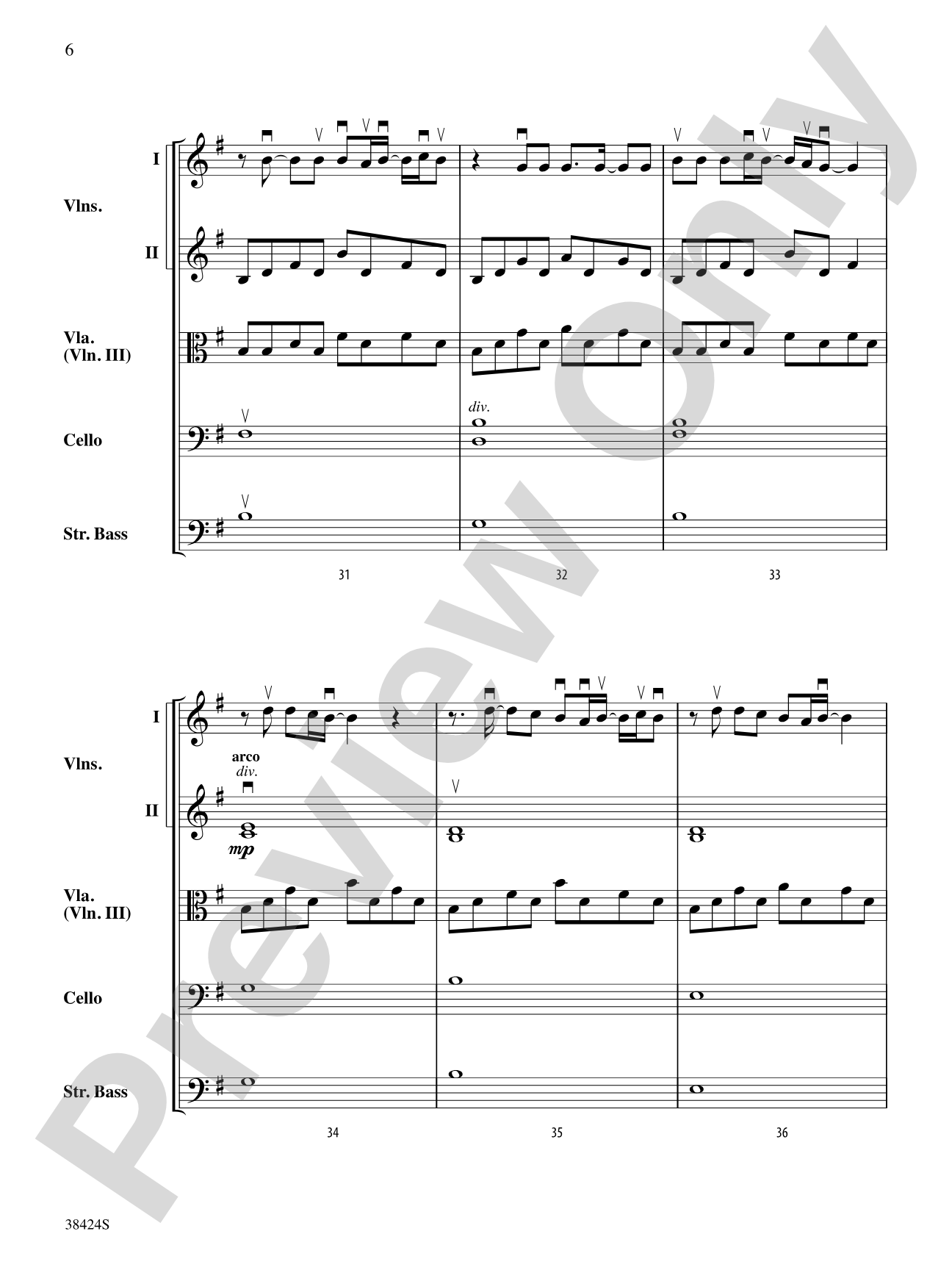My Immortal: String Orchestra Conductor Score & Parts