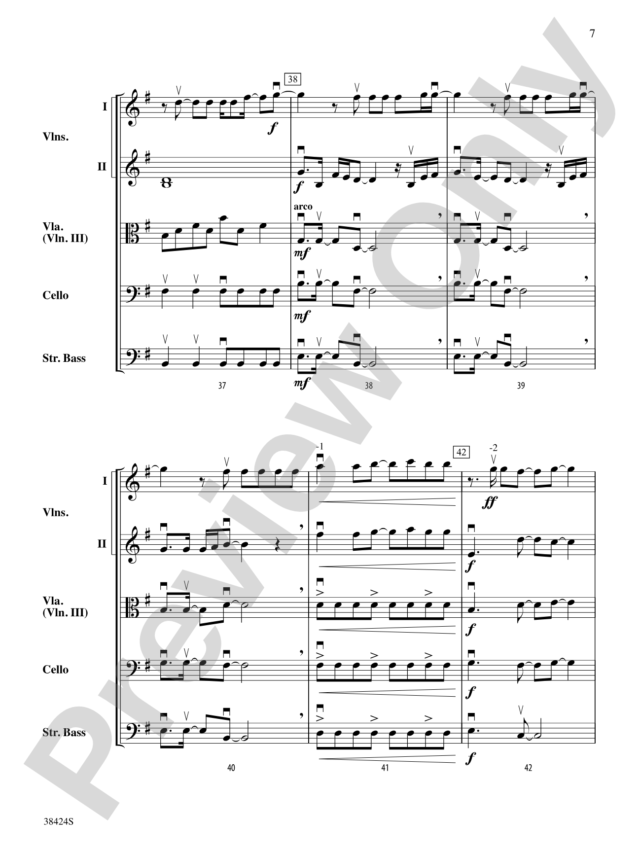 My Immortal: String Orchestra Conductor Score & Parts