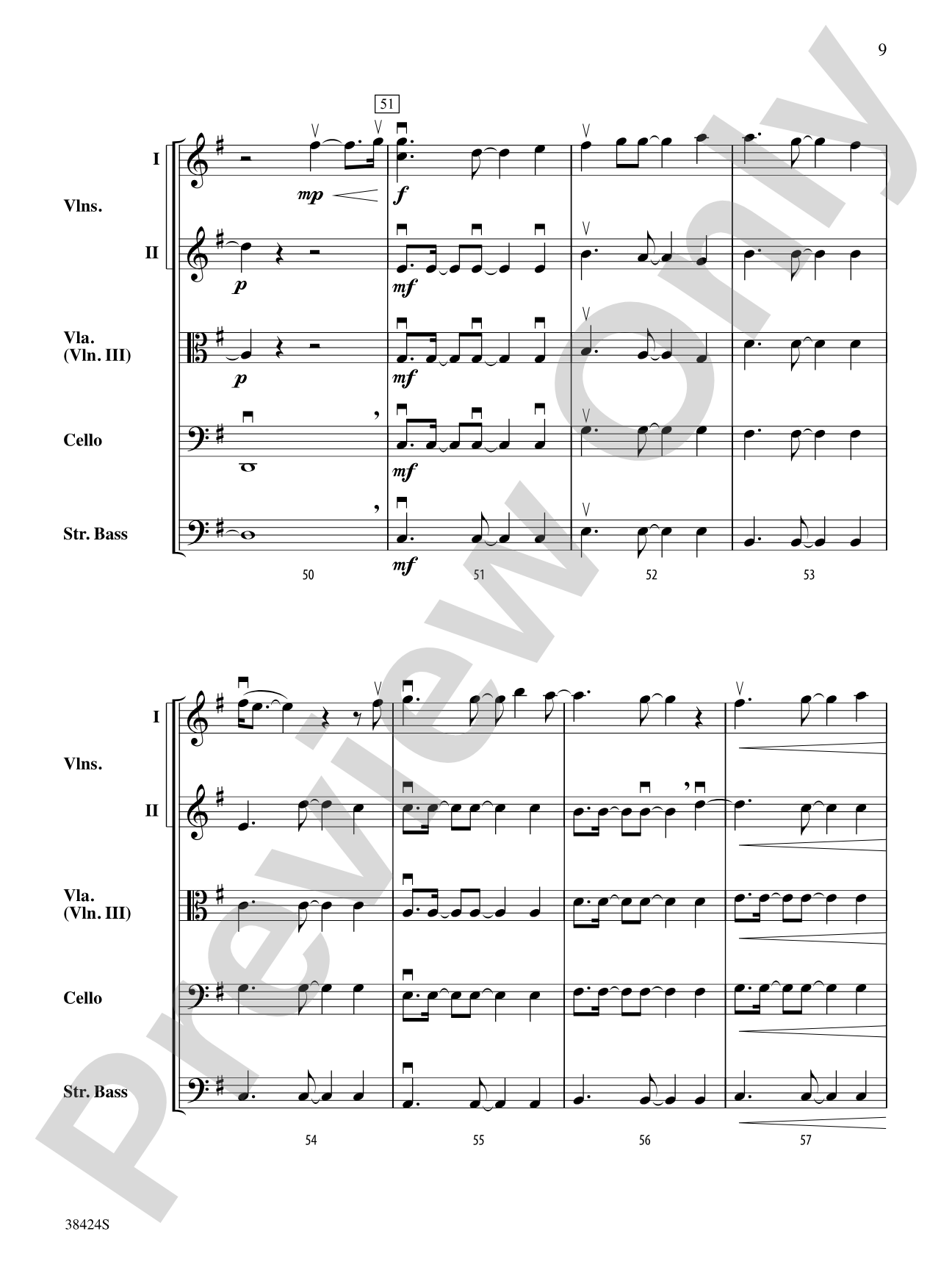 My Immortal: String Orchestra Conductor Score & Parts