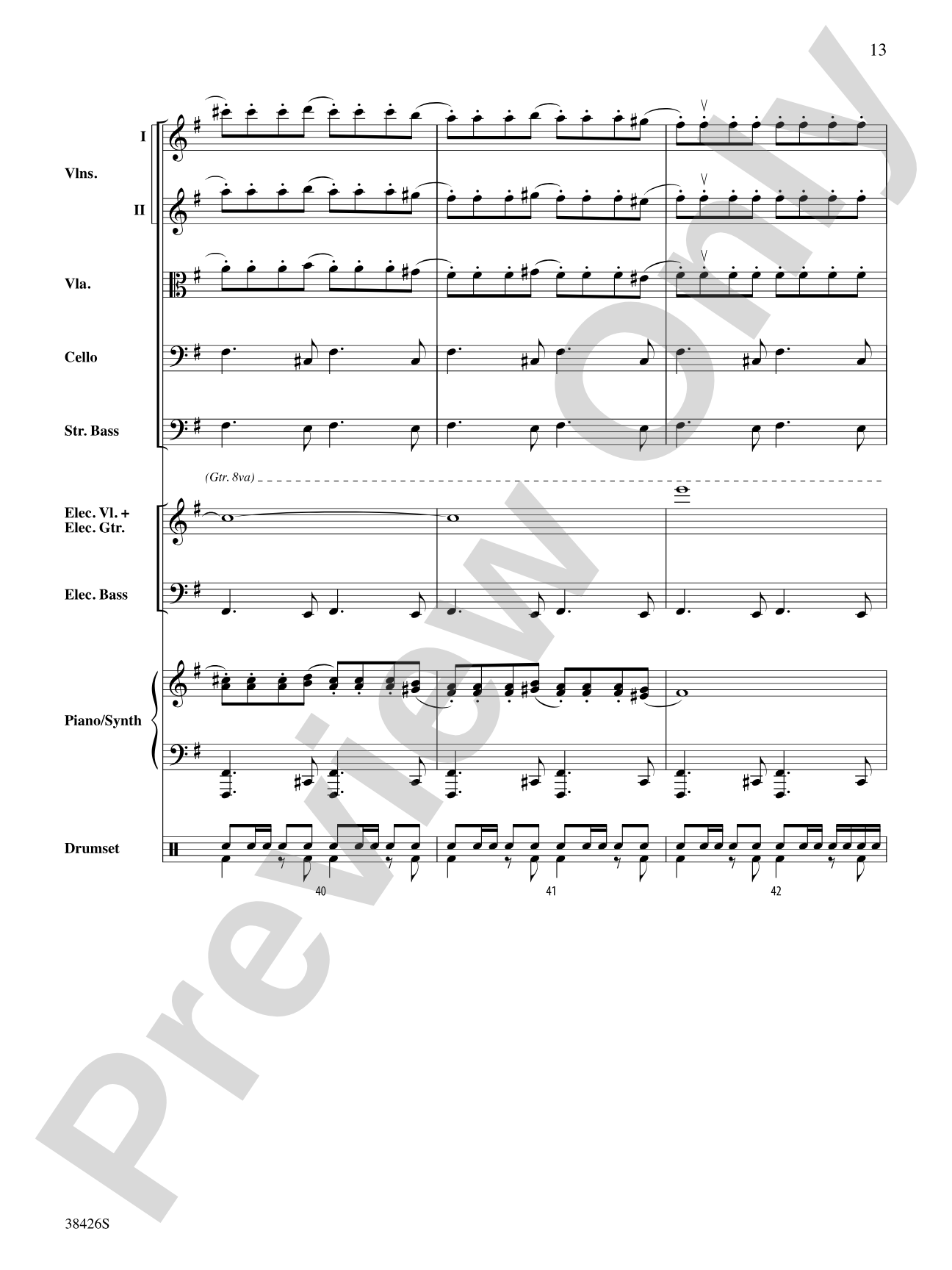 A Mad Russian's Christmas: String Orchestra Conductor Score & Parts
