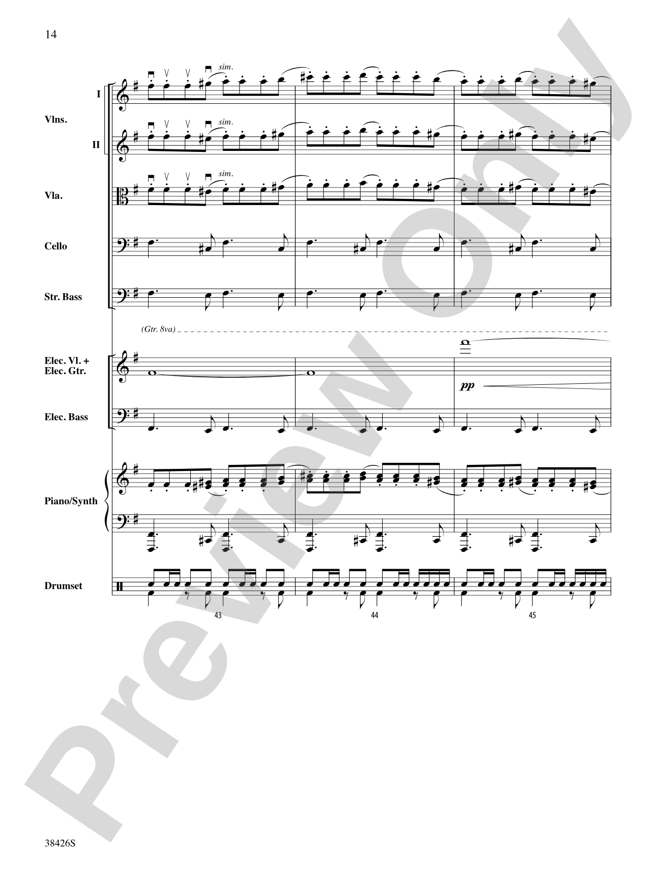 A Mad Russian's Christmas: String Orchestra Conductor Score & Parts