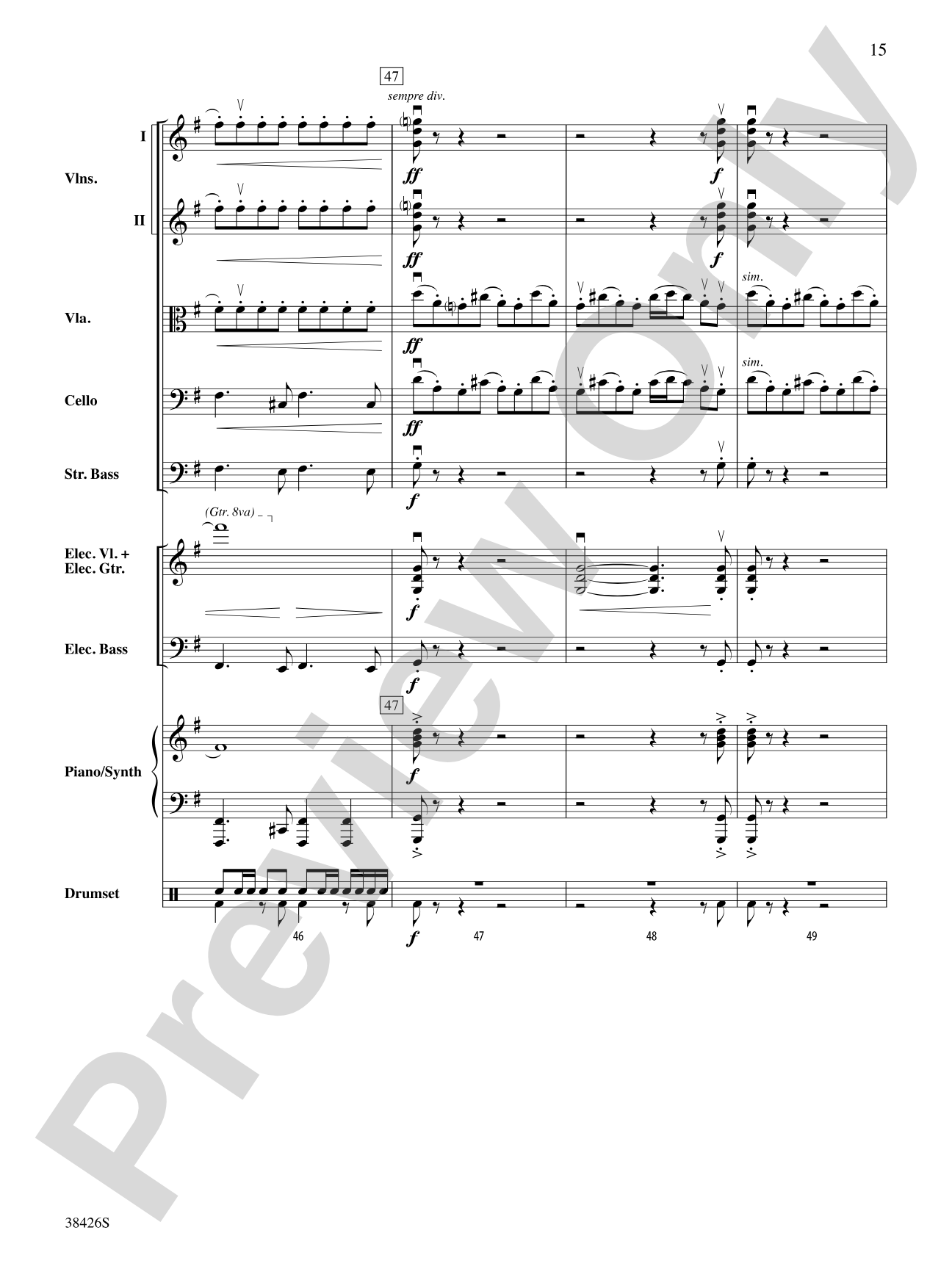 A Mad Russian's Christmas: String Orchestra Conductor Score & Parts