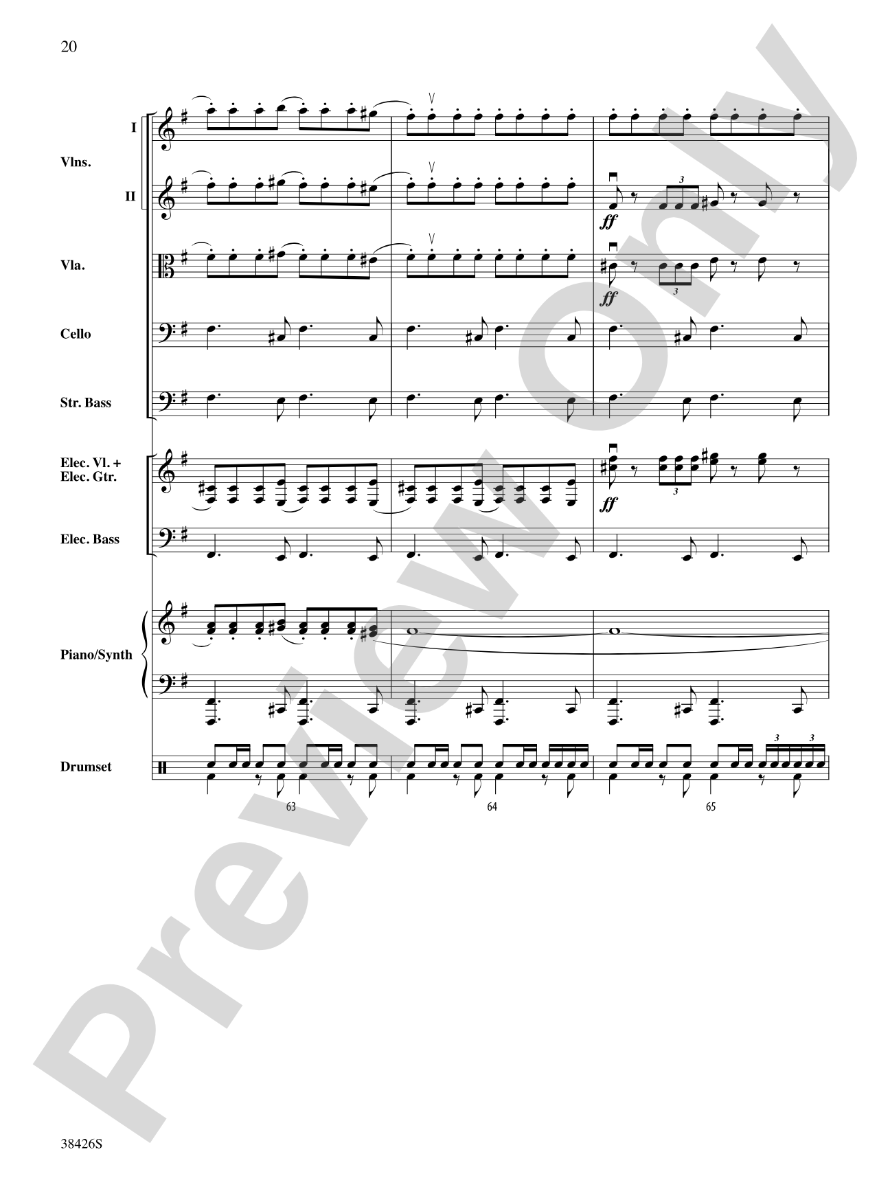 A Mad Russian's Christmas: String Orchestra Conductor Score & Parts