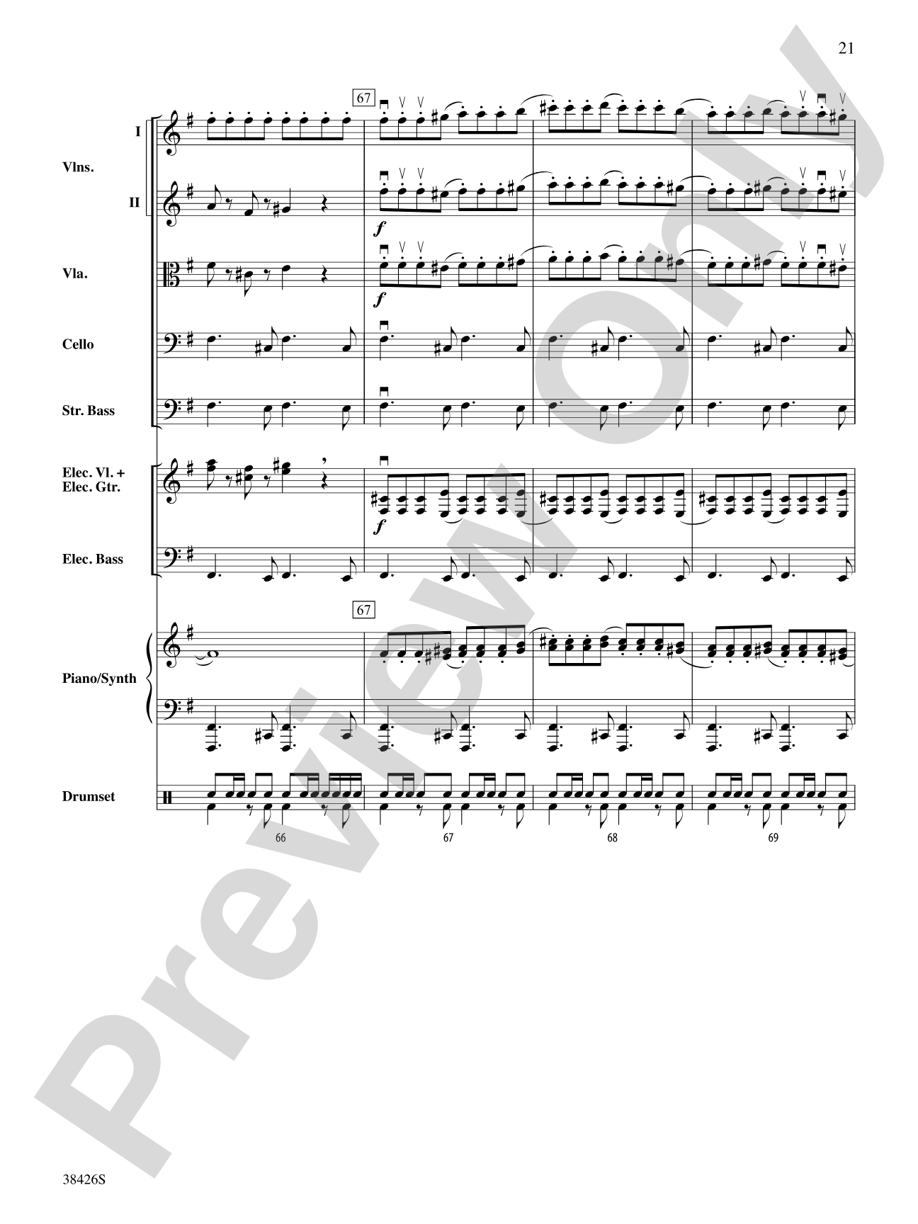 A Mad Russian's Christmas: String Orchestra Conductor Score & Parts